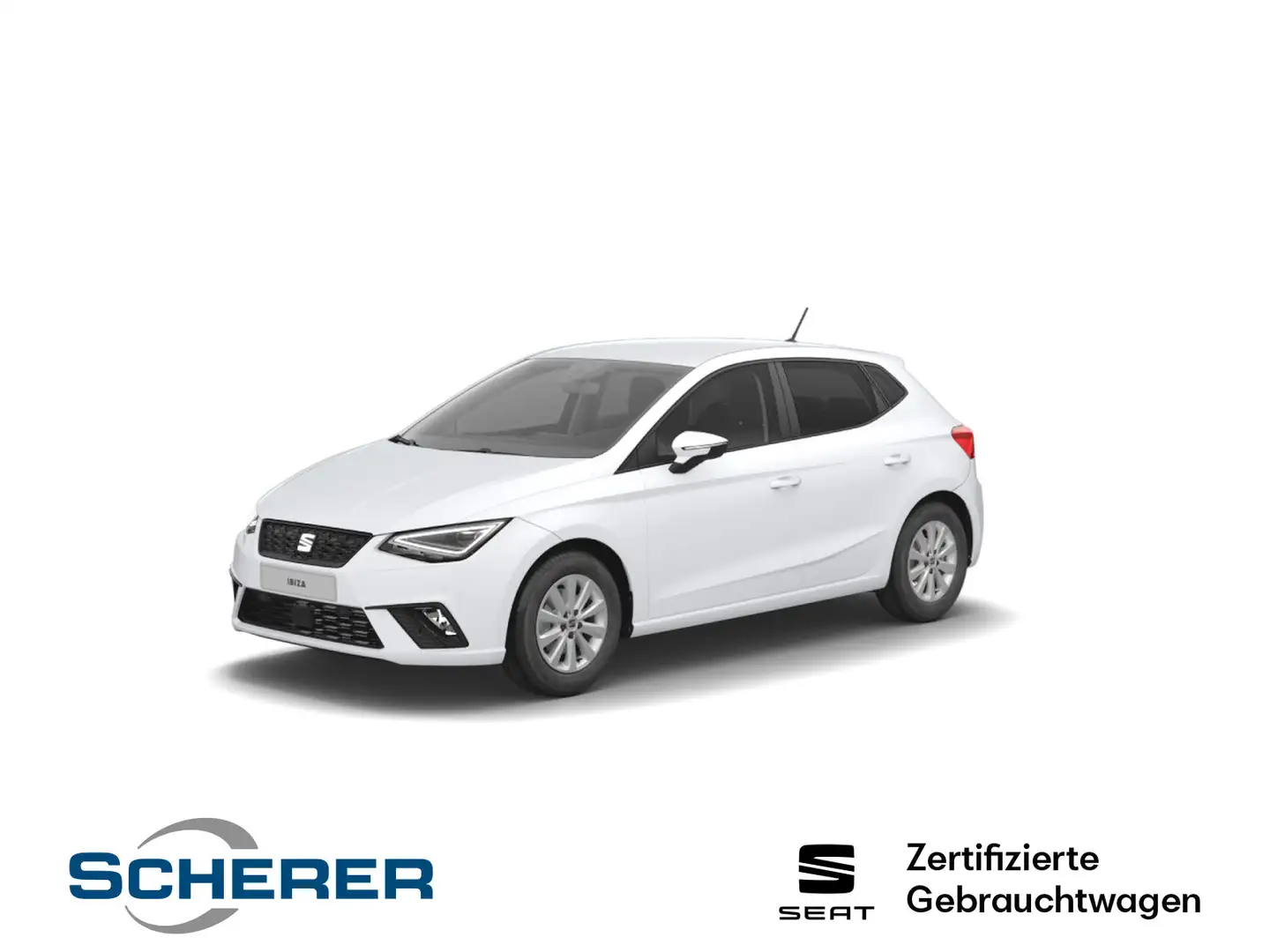 SEAT Ibiza Style Style 1.0 TSI NAVI CARPLAY SHZ LED G Weiß - 1