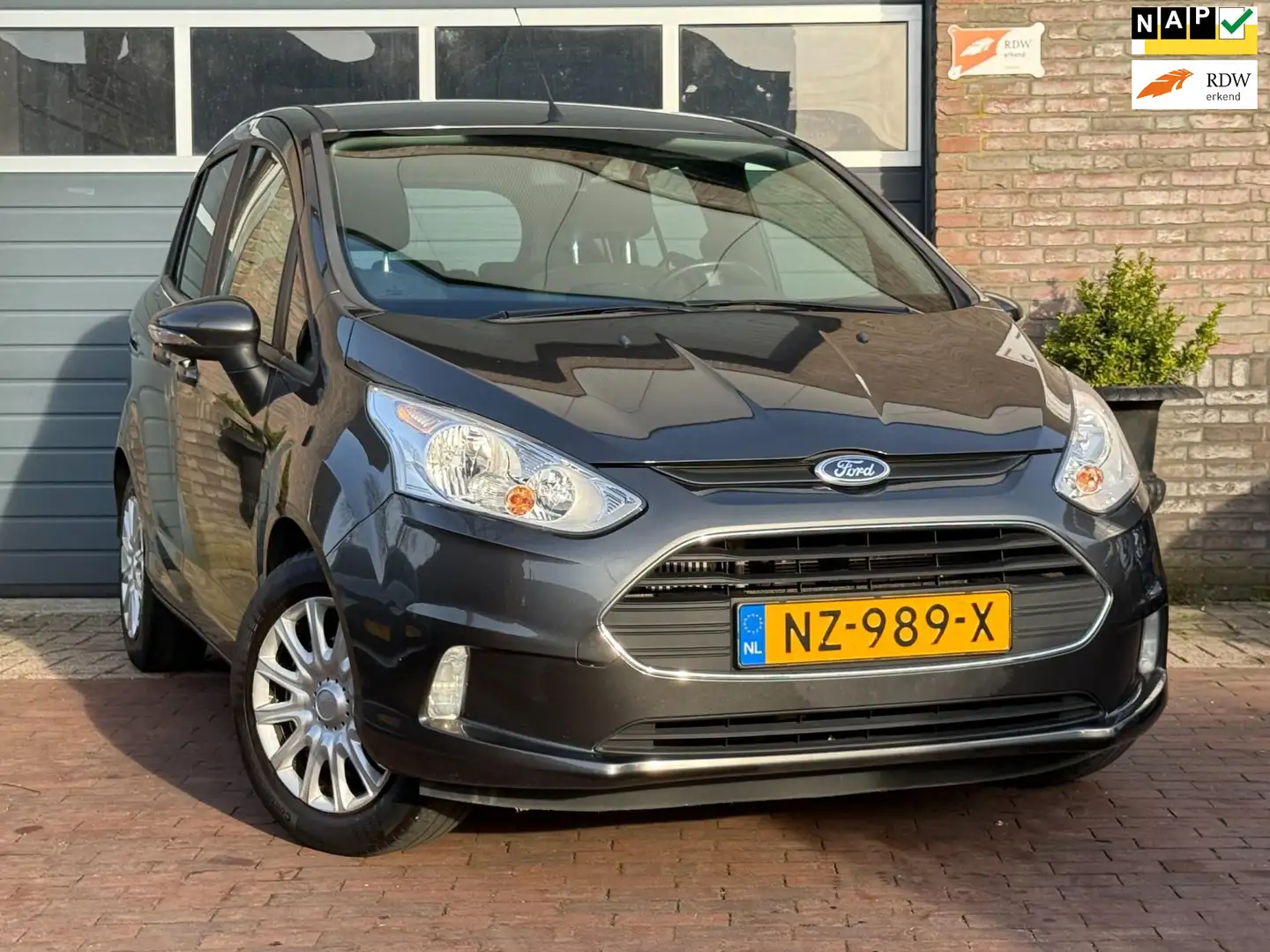 Ford B-Max 1.0 EcoBoost Style|Airco|Navi. Gris - 1