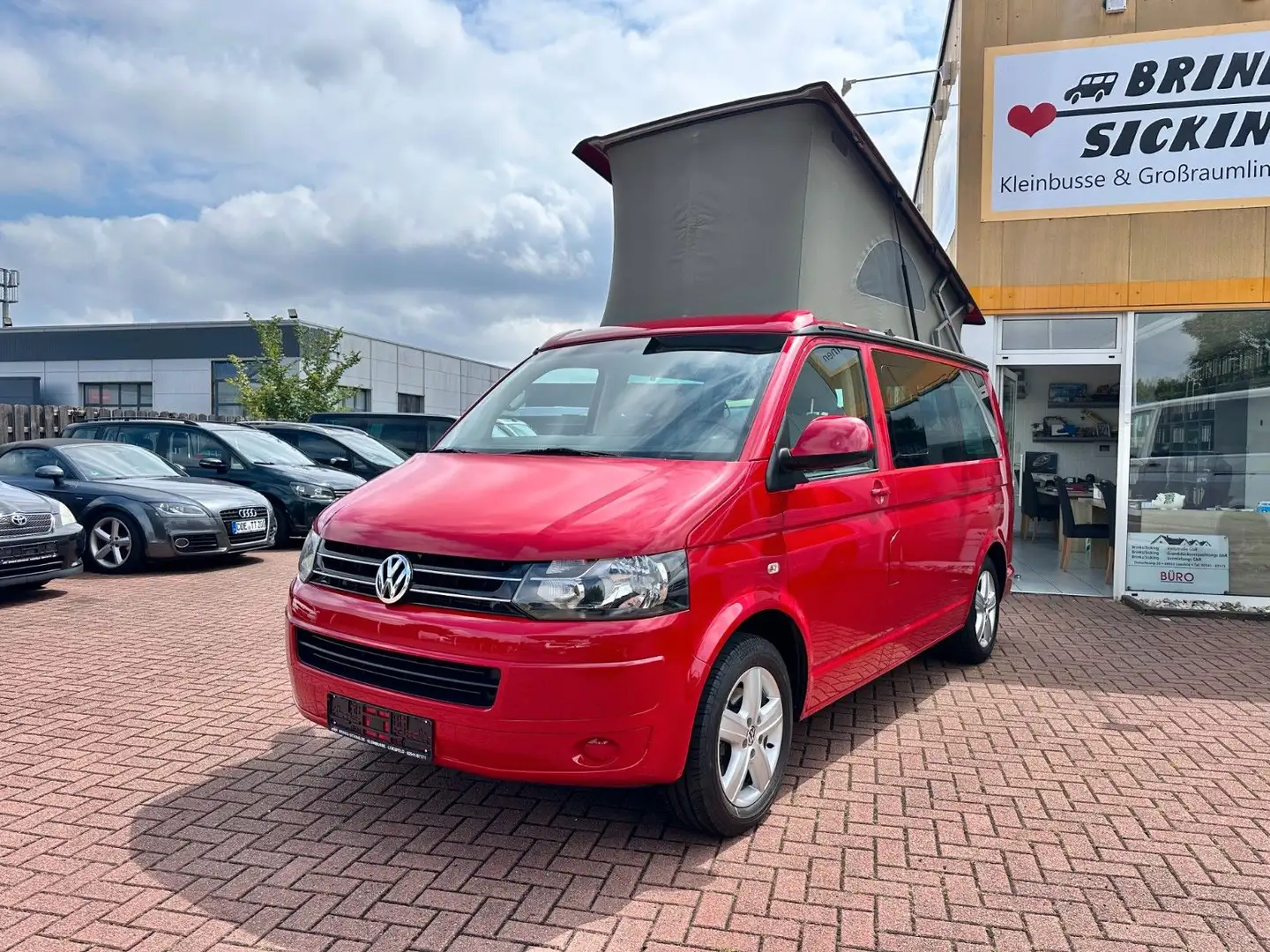 Volkswagen T5 California Beach 140PS/AUFSTELLDACH/79TKM Červená - 2
