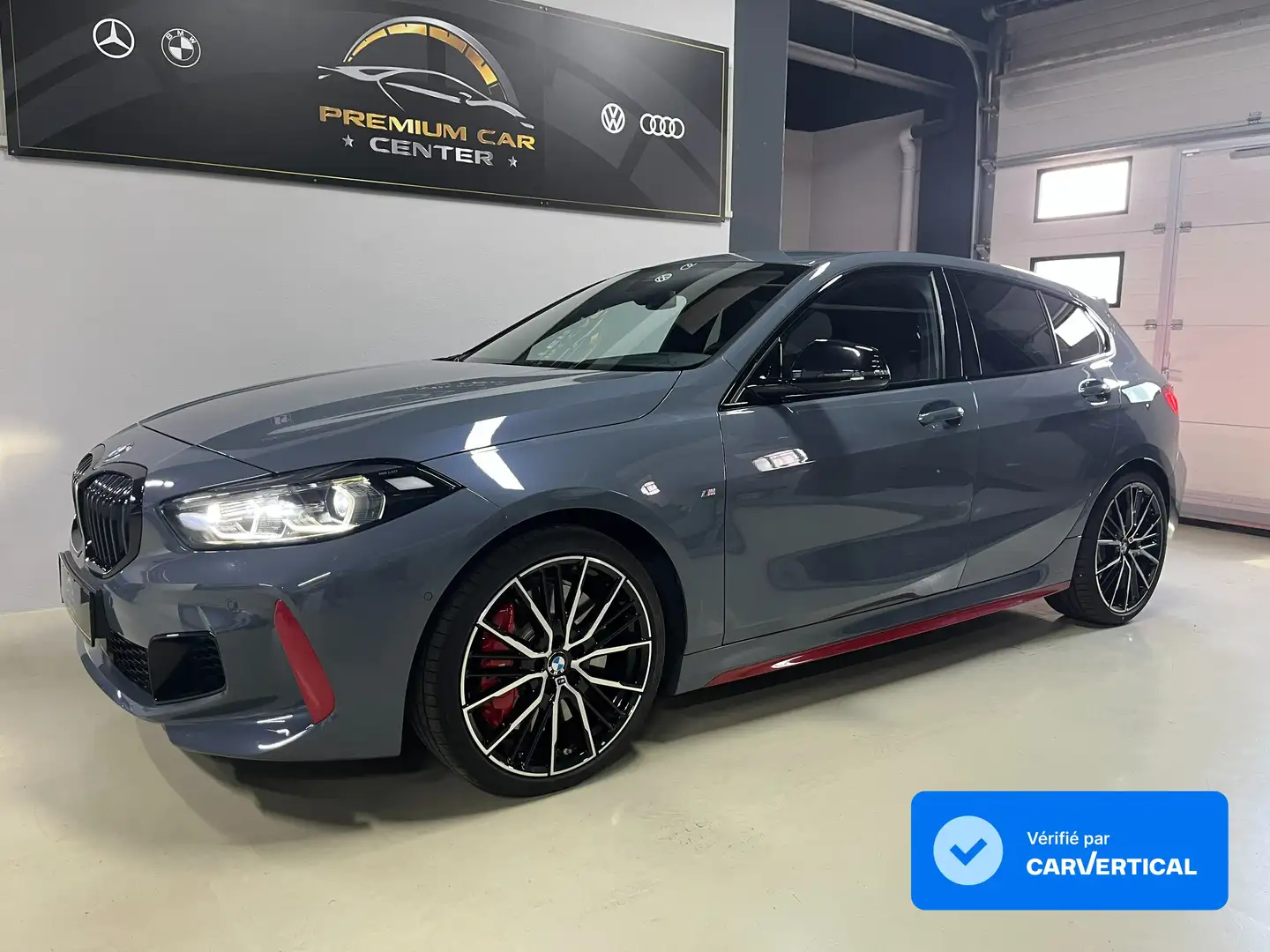 BMW 128 Ti 2.0 Tb 265 CV M Sport - BVA8 Sport Gris - 1