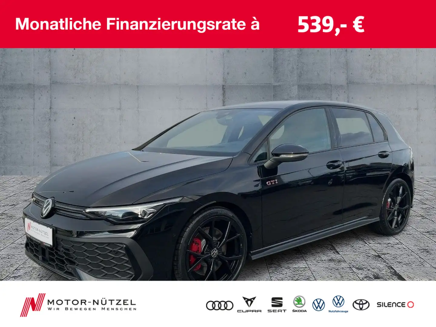 Volkswagen Golf GTI Golf VIII GTI 2.0 TSI DSG MATRIX+NAVI+PANO+19Z Schwarz - 1