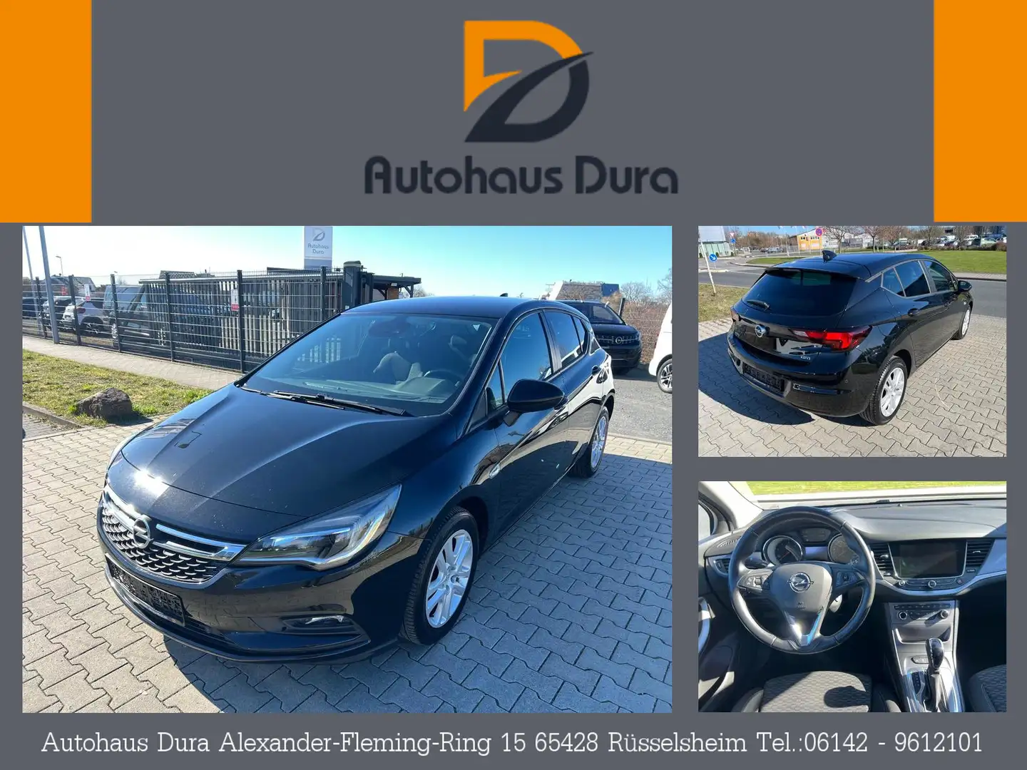 Opel Astra 1.6 D Edition StartStop Aut. Navi+Shz+Pdc Nero - 1