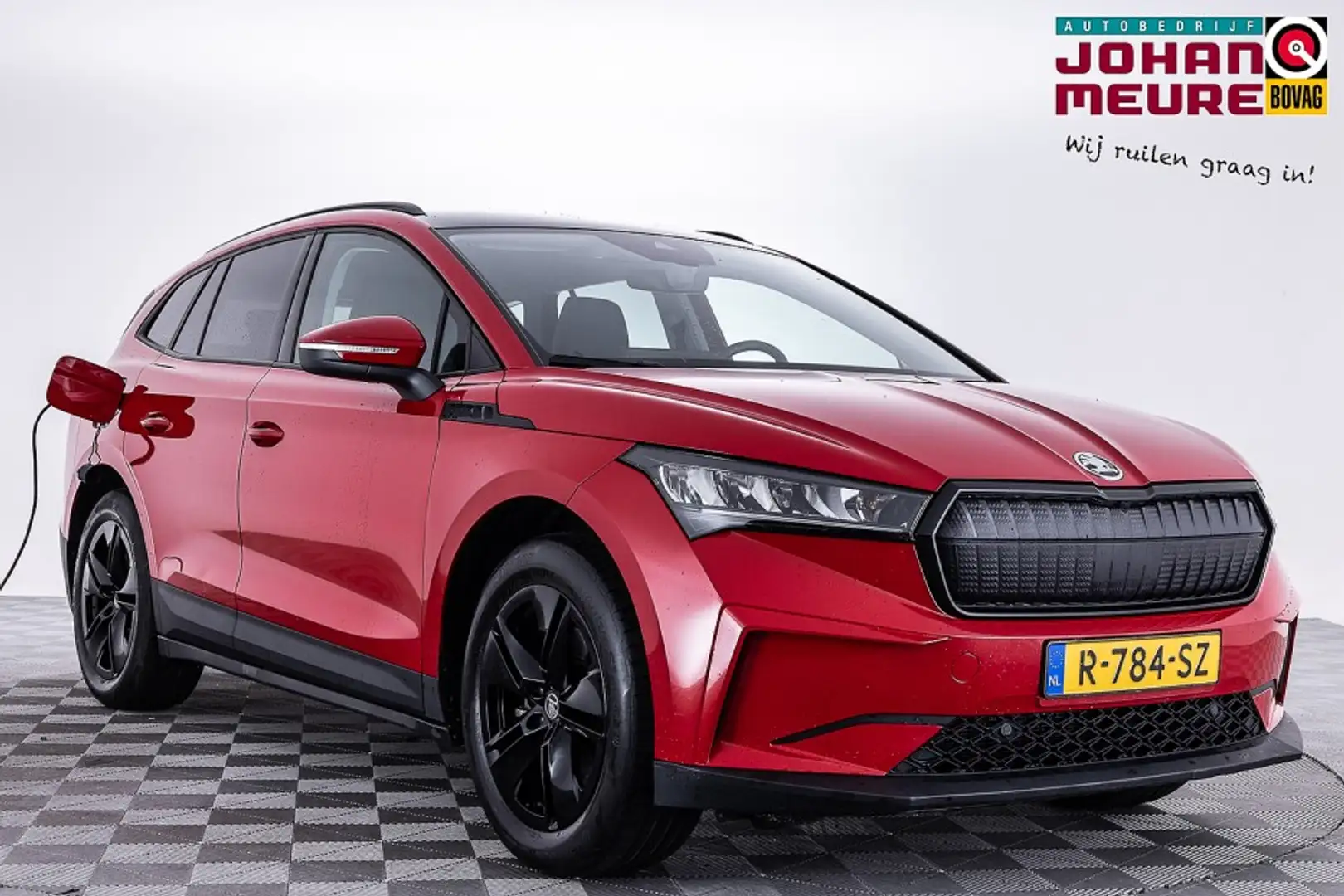 Skoda Enyaq iV 60 | Full LED | Half LEDER | VELGEN ✅ 1e Eigena Rojo - 1