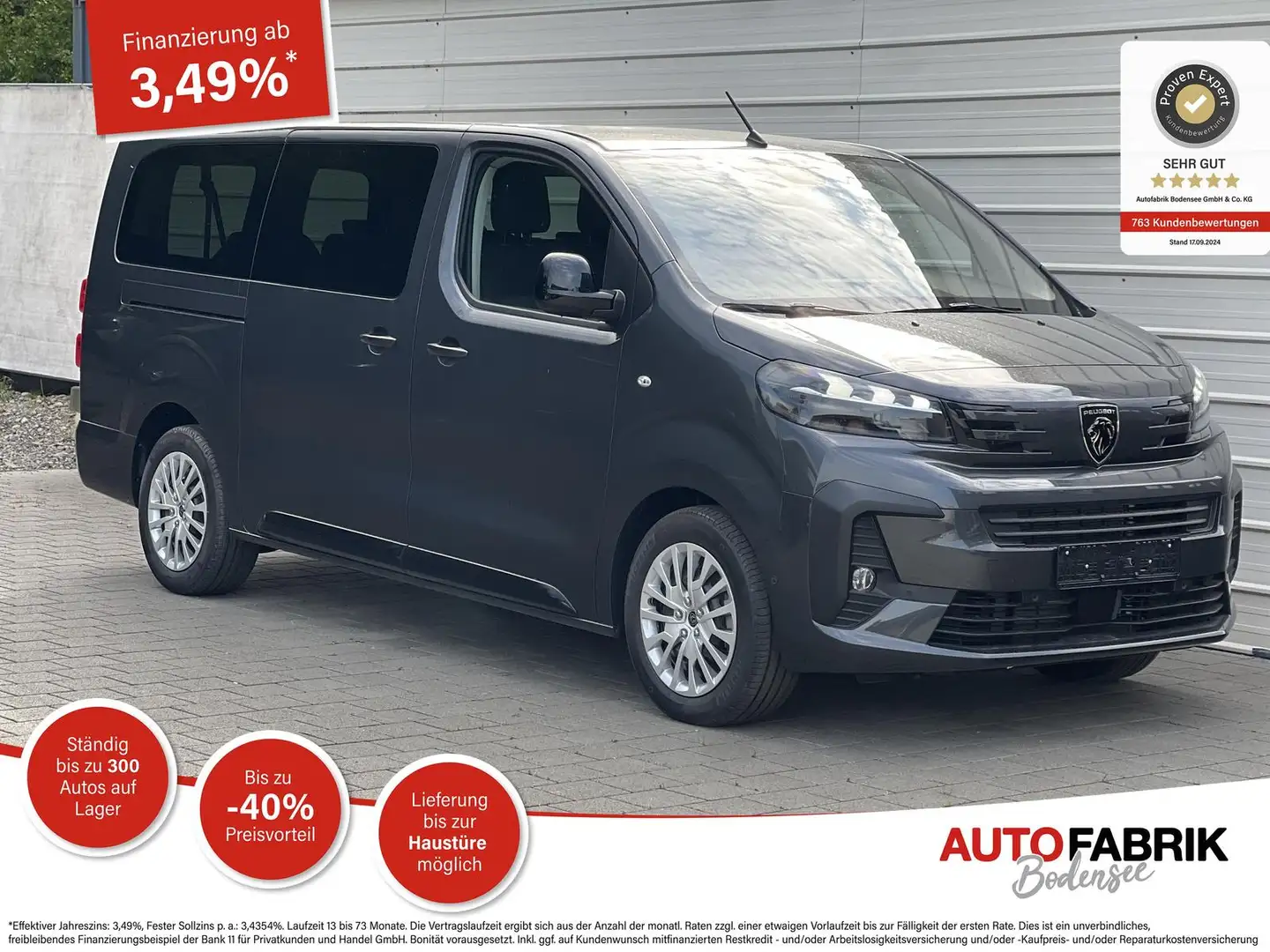 Peugeot Traveller Business L3 2.0 BlueHDi 180 EAT8 *KAMERA*NAVI*SHZ Grau - 1