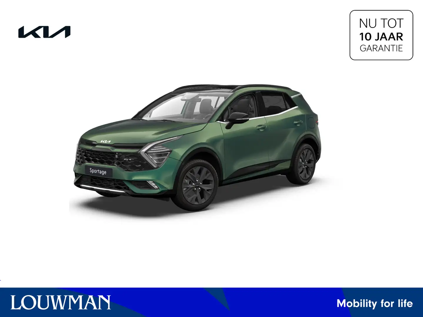 Kia Sportage 1.6 T-GDi Hybrid GT-Line Groen - 1