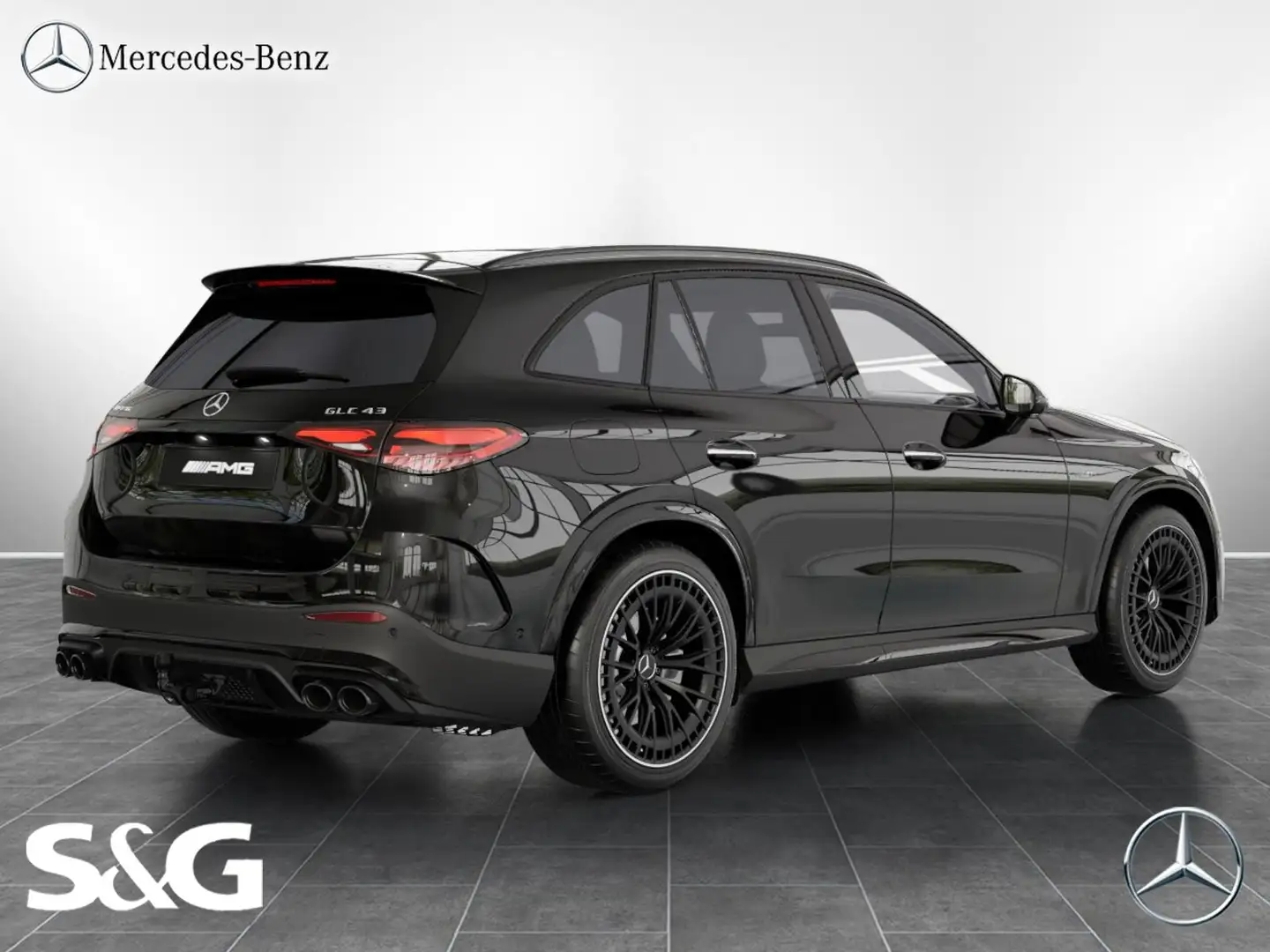 Mercedes-Benz GLC 43 AMG 4MATIC MBUX+360°+DIG-LED+AHK+Fahrassi Negro - 2