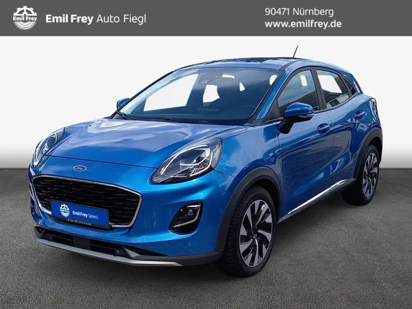 Ford Puma 1.0 EcoBoost Hybrid TITANIUM Blau - 1