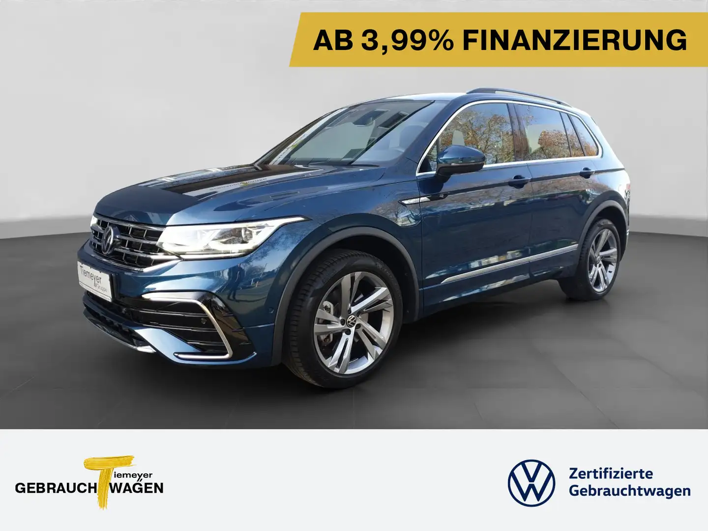 Volkswagen Tiguan 2.0 TSI DSG 4M R-LINE IQ LEDER PANO LM19 Blau - 1