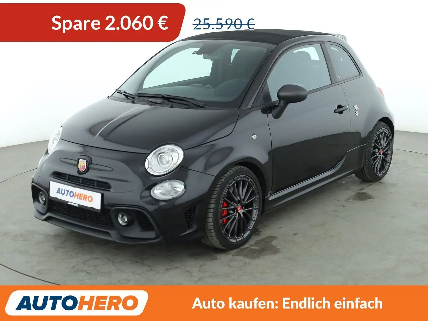 Abarth 595C 1.4 Competizione Aut.*NAVI*BI-XENON*PDC*SHZ*BEATS* Schwarz - 1