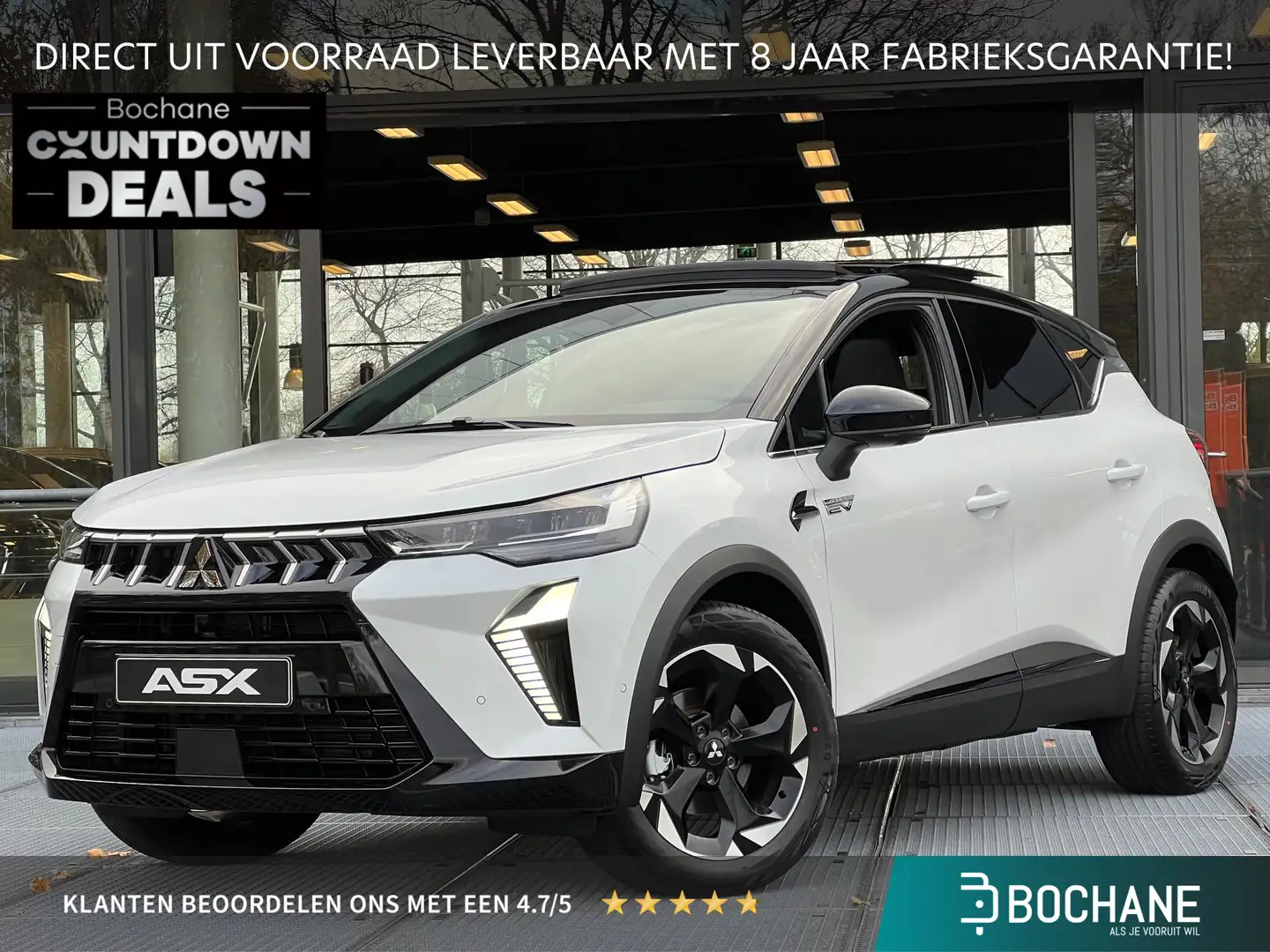 Mitsubishi ASX 1.8 HEV AT Instyle | EXTRA VOORRAADVOORDEEL EN DIR Wit - 1