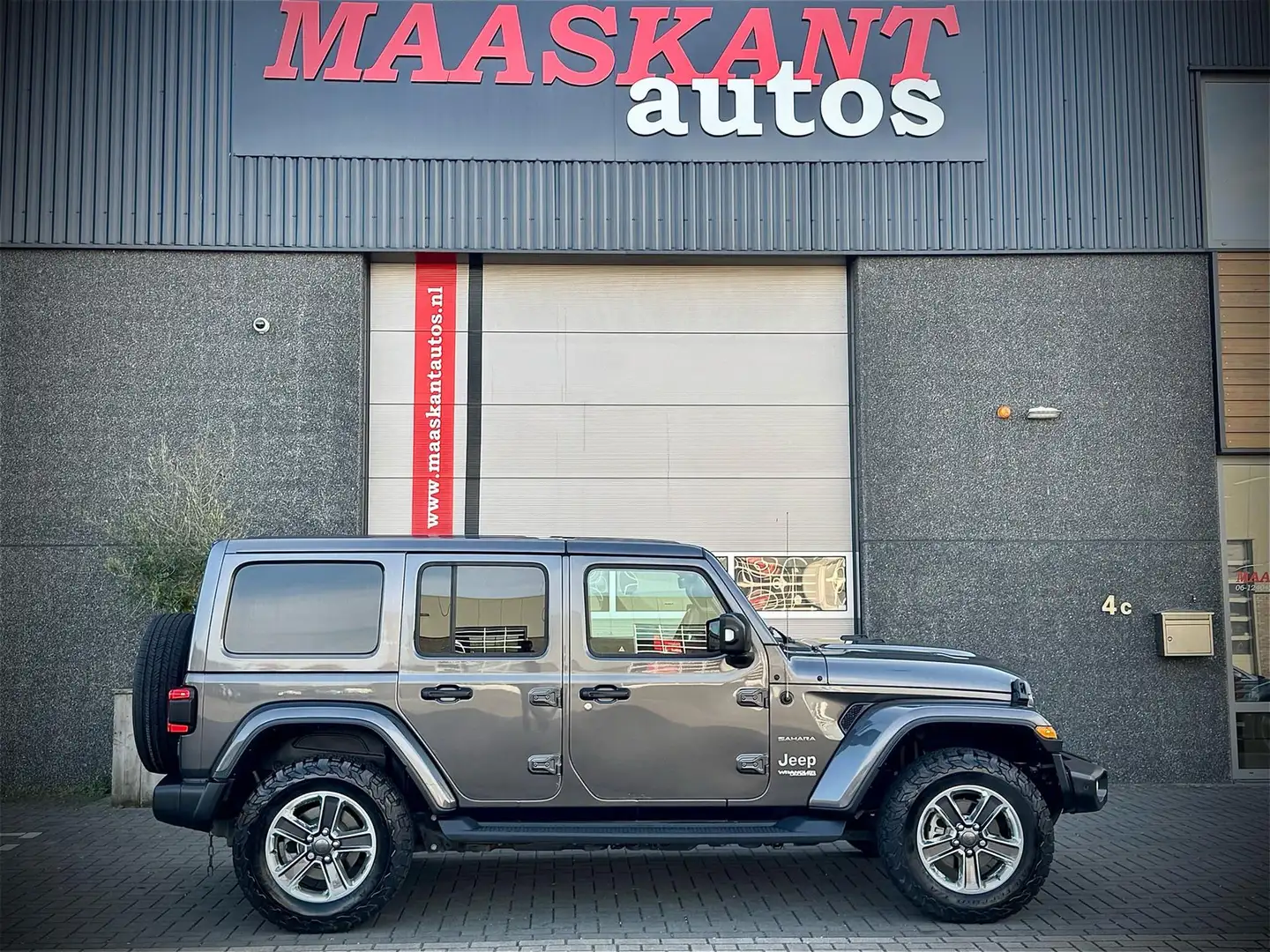 Jeep Wrangler 2.2D Sahara / Alpine / Camera / Carplay / NL Auto Gris - 1
