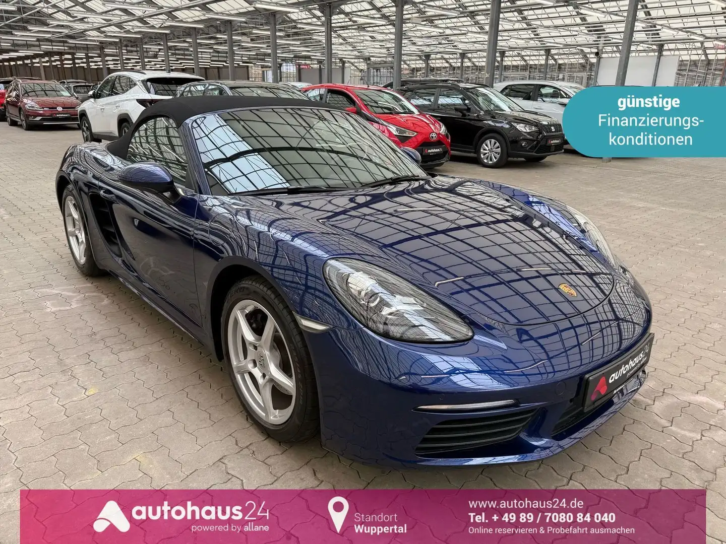Porsche Boxster 718 Boxster 2.0 OPF  PDK|BiXenon|SportAuspuff Blau - 1
