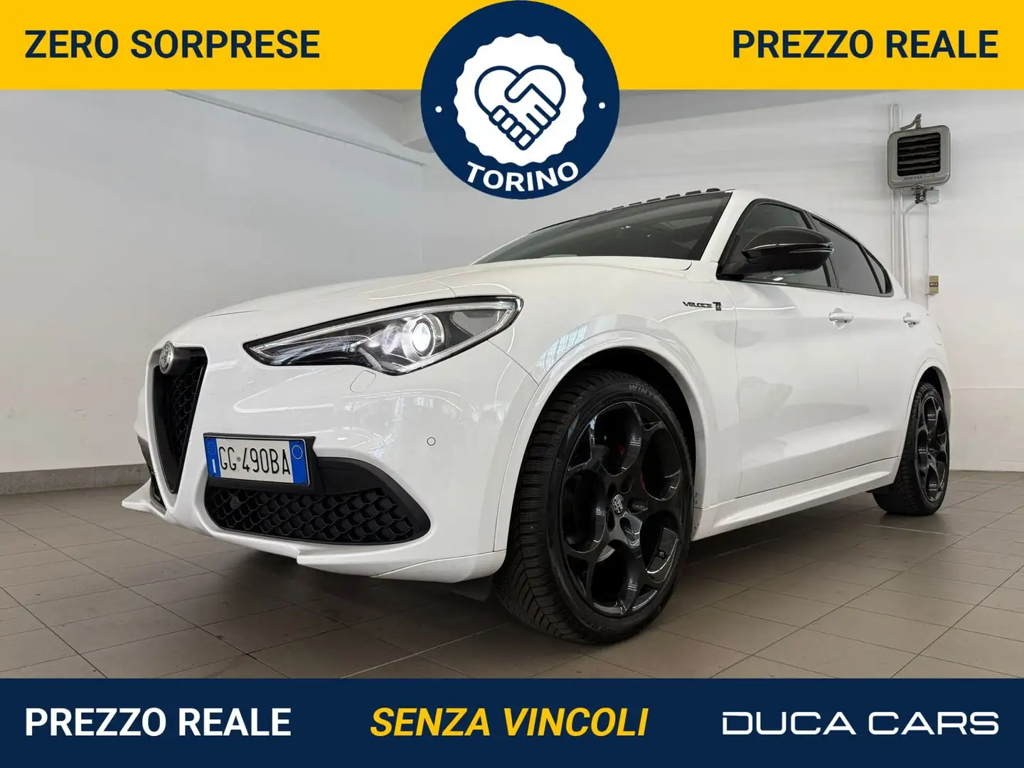Alfa Romeo Stelvio Stelvio 2.2 Turbodiesel 210 CV AT8 Q4 Veloce Tì Wit - 1