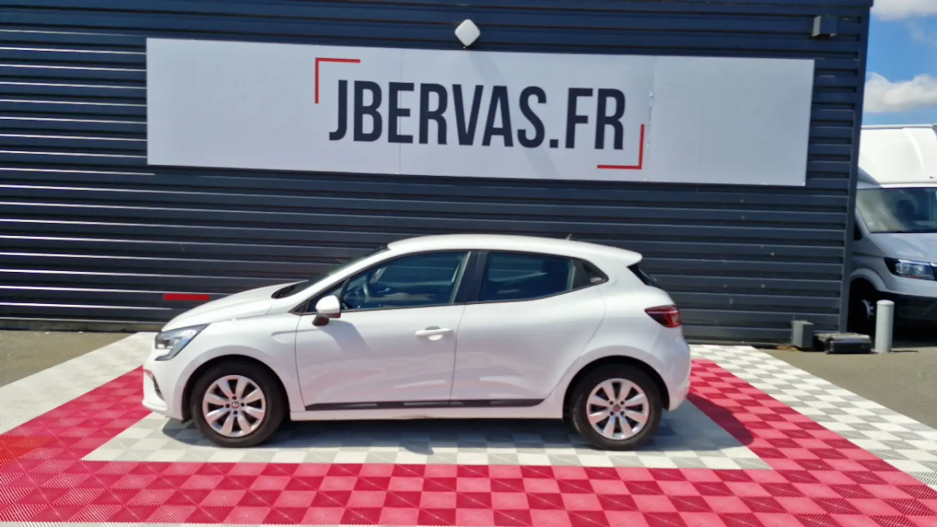 Renault Clio V SOCIETE CLIOBLUE DCI 85 AIR NAV Blanc - 2
