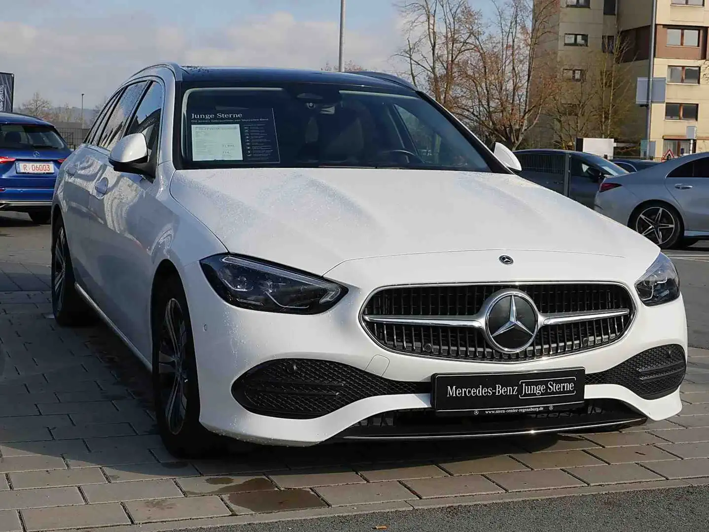 Mercedes-Benz C 220 d 4M T-Modell+Avantgarde+Pano.-Dach+Kamera Weiß - 2