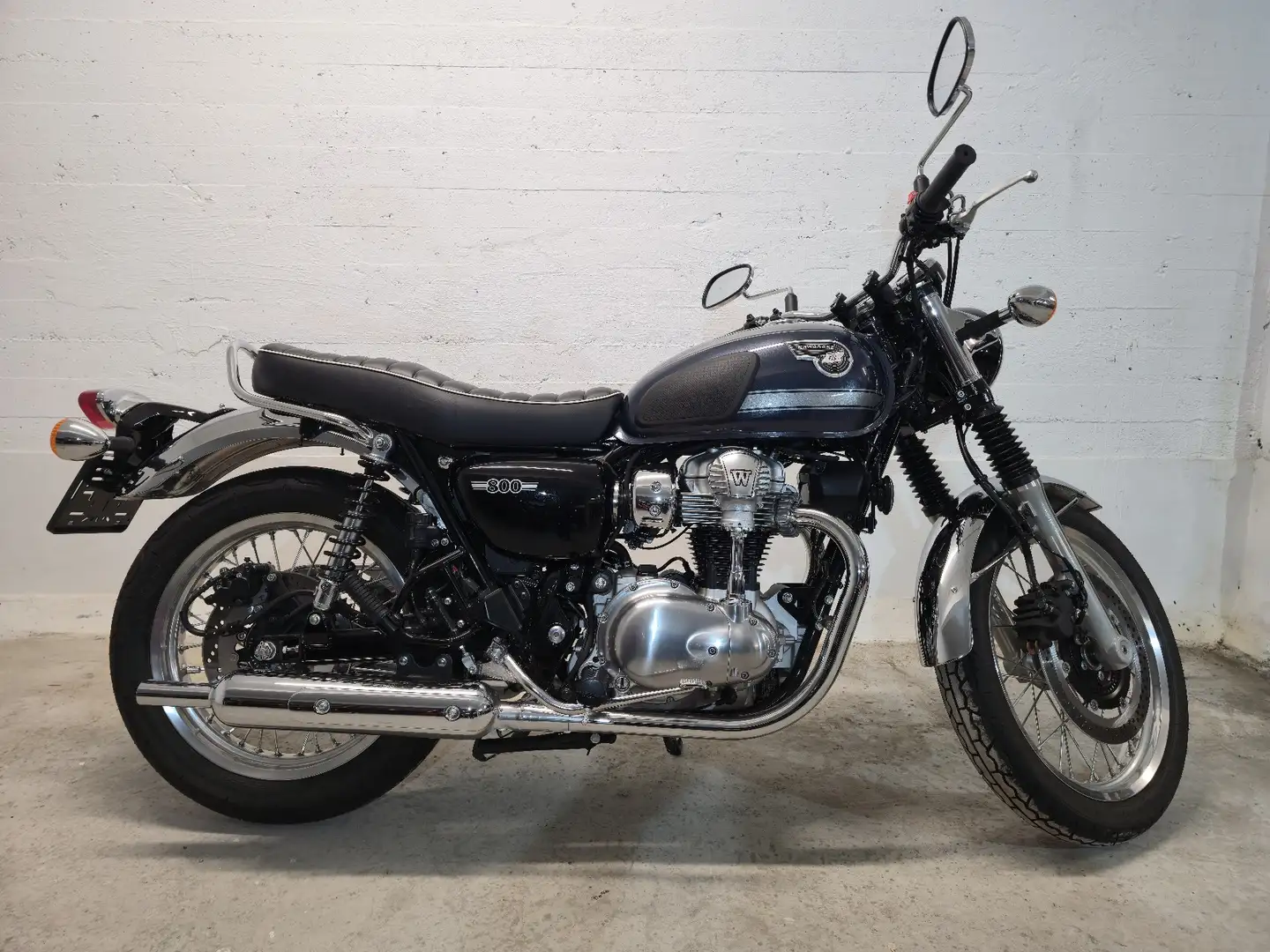 Kawasaki W 800 Azul - 2