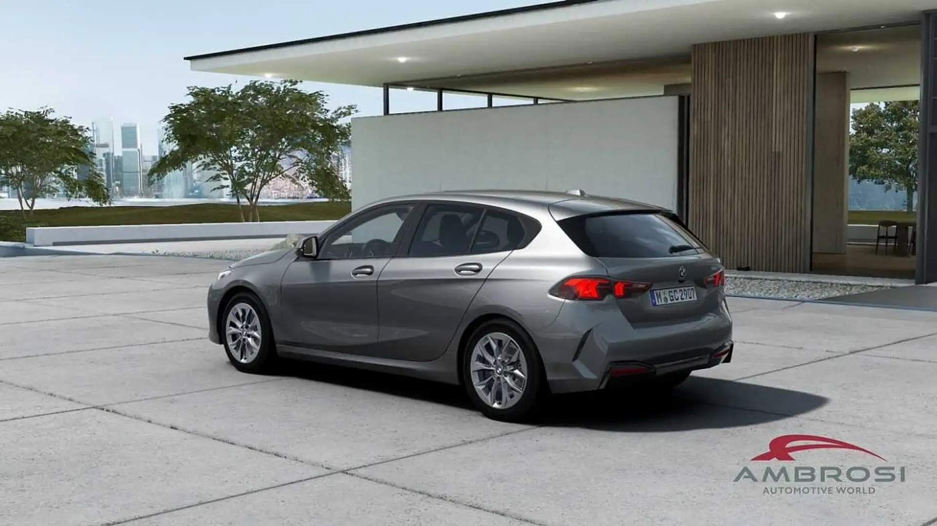 BMW 118 5-porte 118d Premium Package Grijs - 2