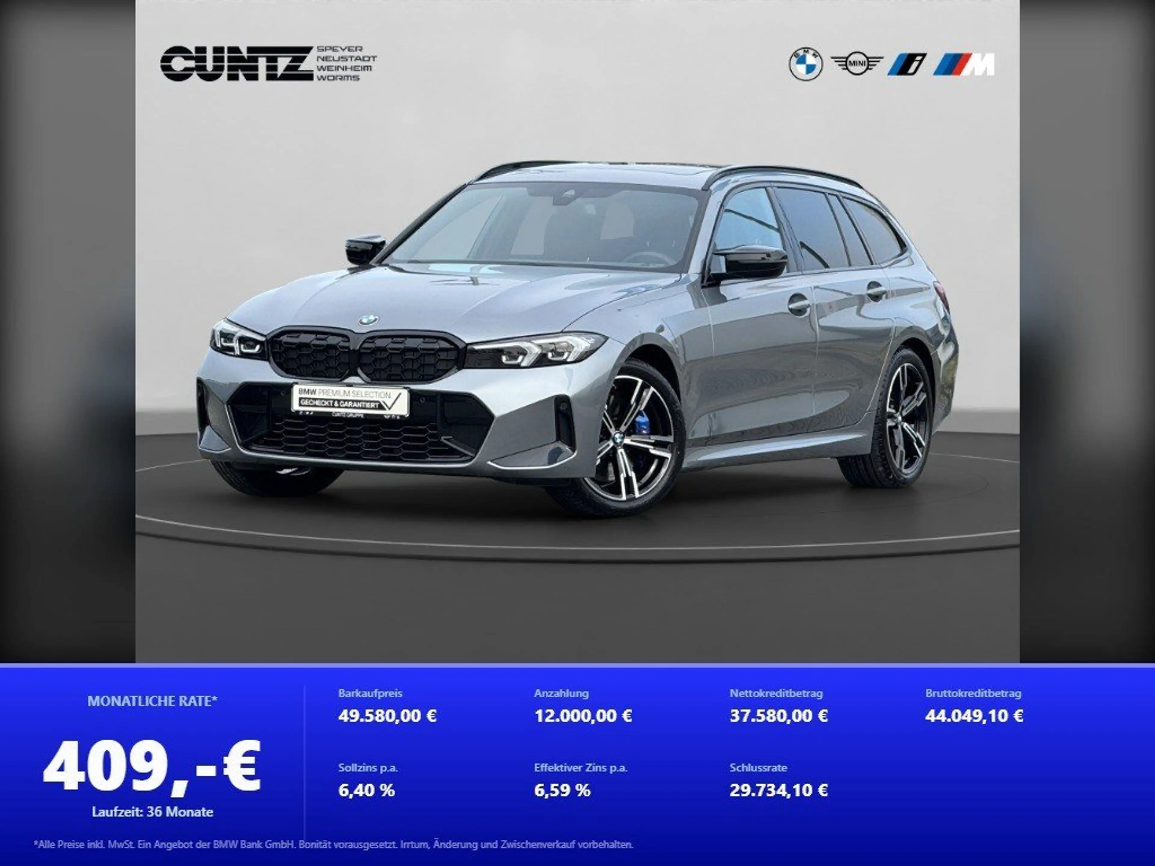 BMW 340 M340i xDrive Touring Panorama HiFi-Lautsprecher Pa