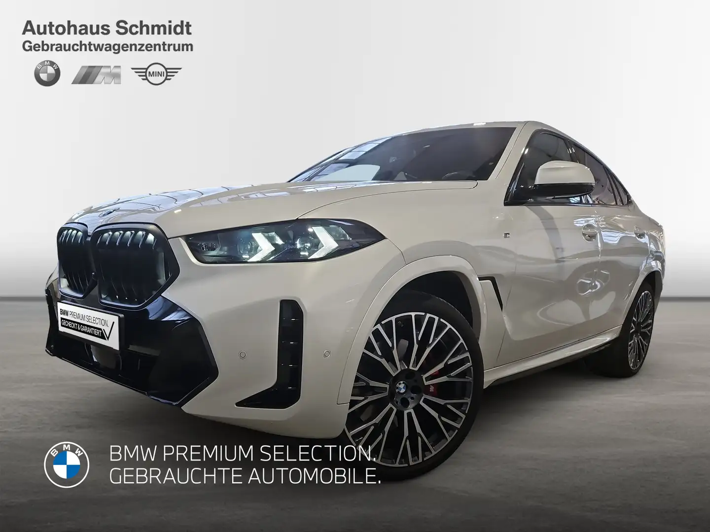 BMW X6 xDrive40d 887€ netto/mtl.*M Sportpaket Pro*H/K*AHK Weiß - 1