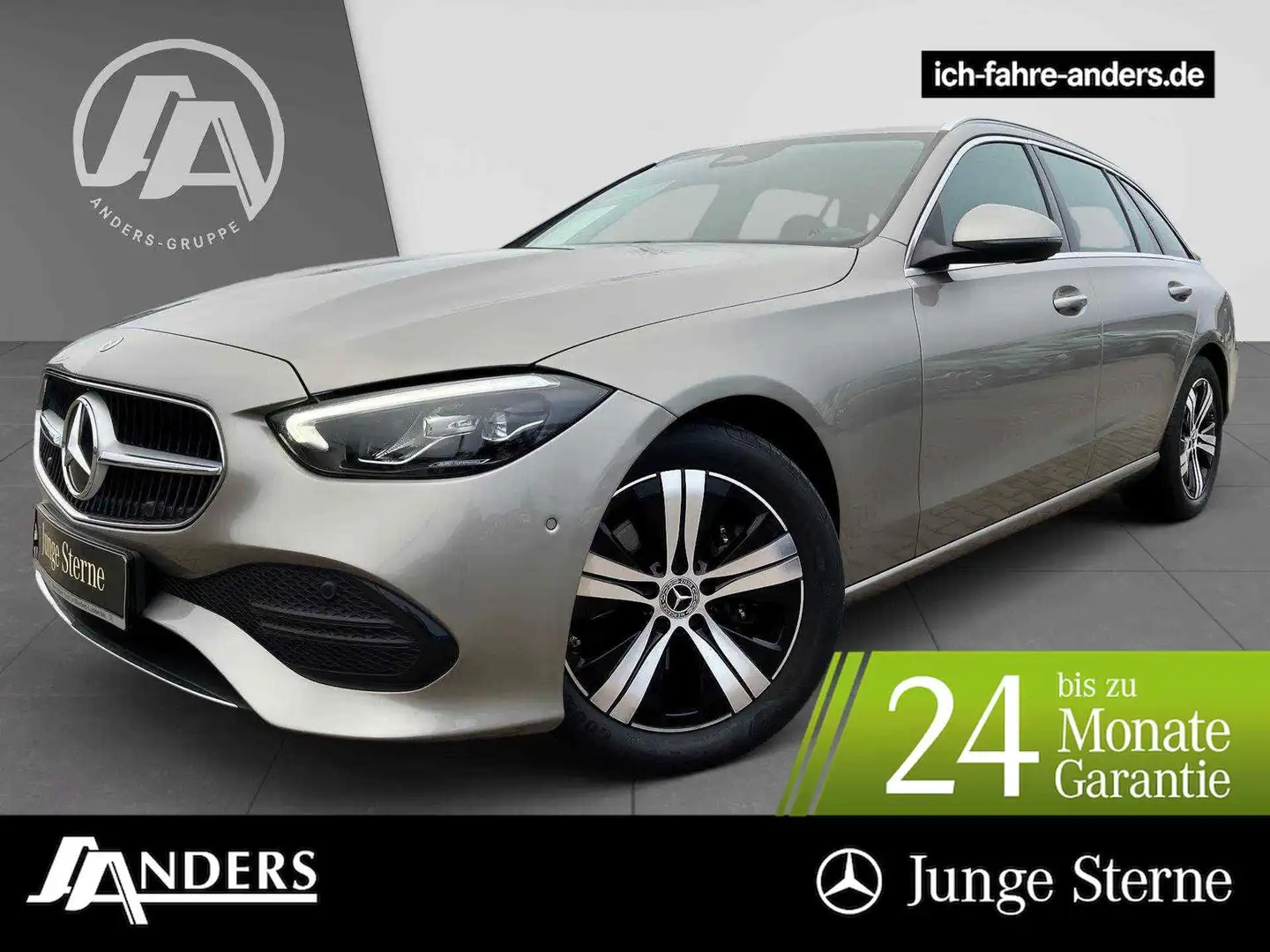 Mercedes-Benz C 200 d T Avantgarde+MBUX+Kam+DIGITAL+AHK+EASY-P Silber - 1