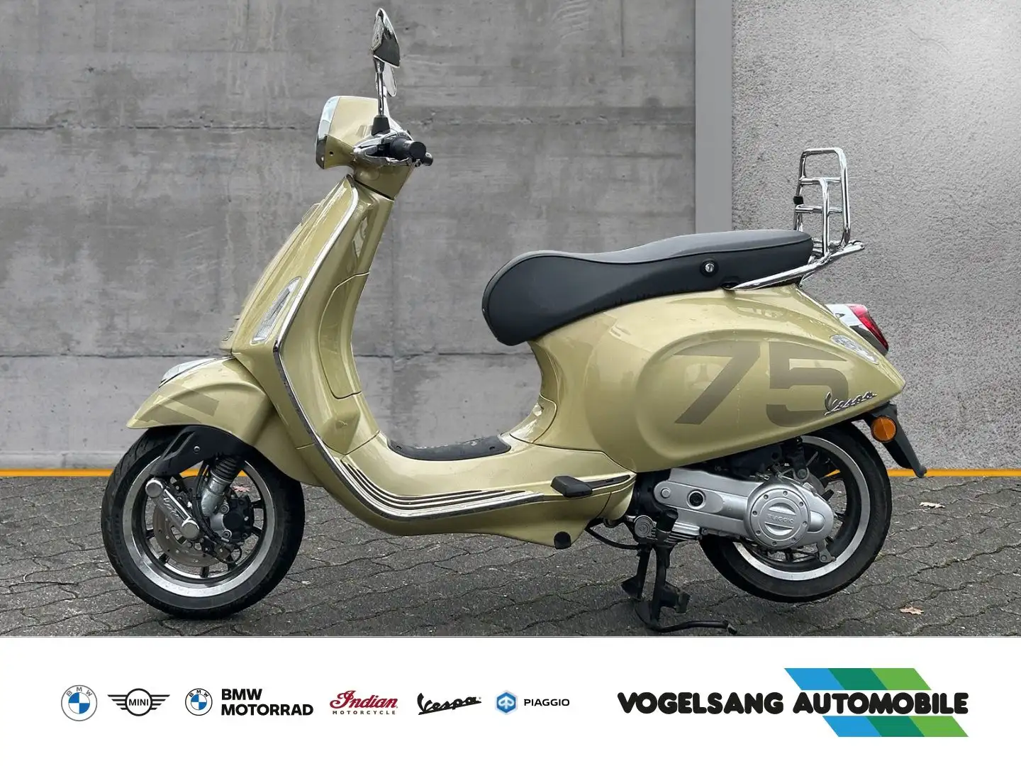 Vespa Primavera 50 Sondermodell 75 Jahre, Champagner G Gold - 2