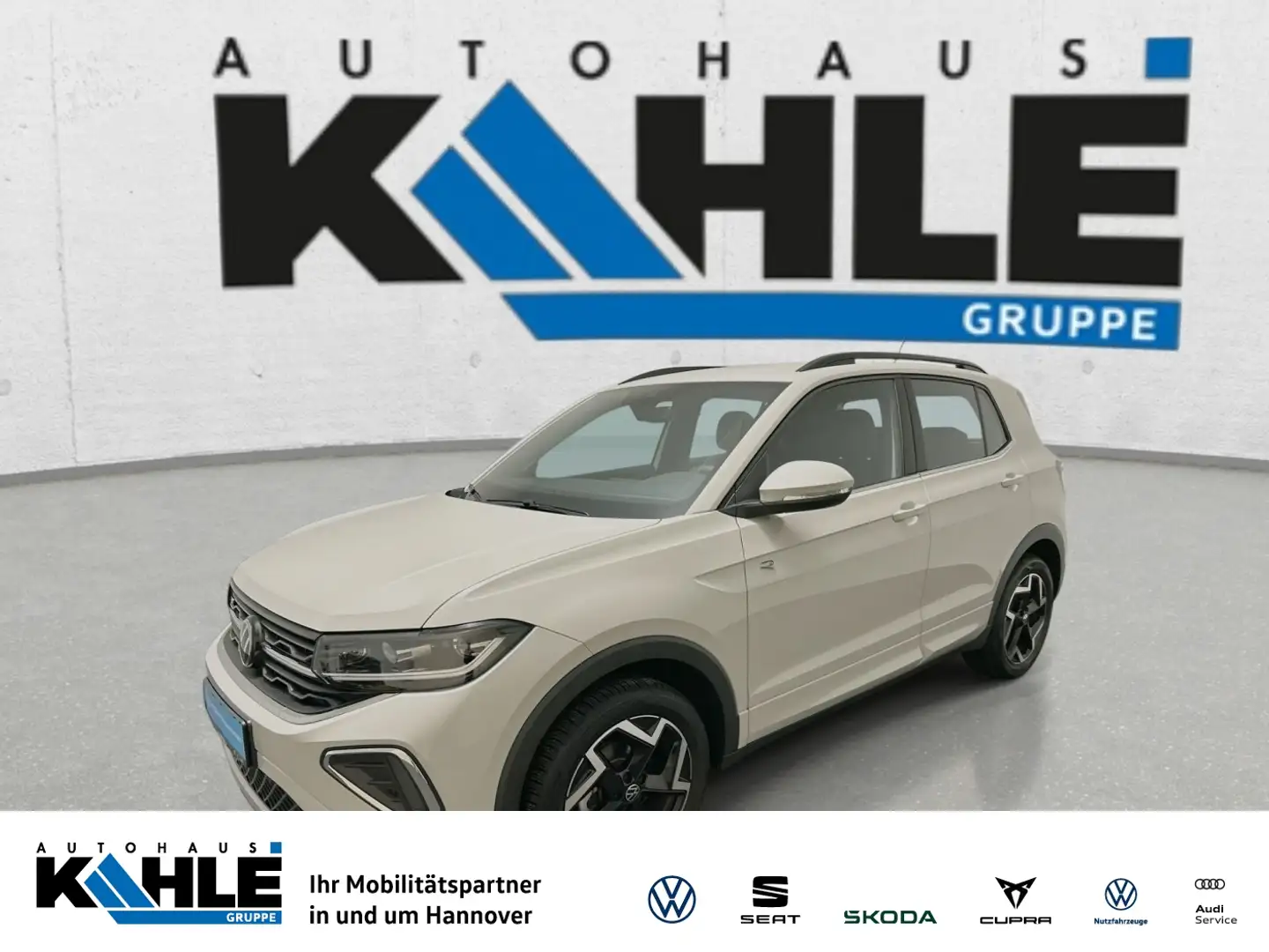 Volkswagen T-Cross 1.0 TSI R-Line Matrix ACC AHK LED Navi Grau - 1