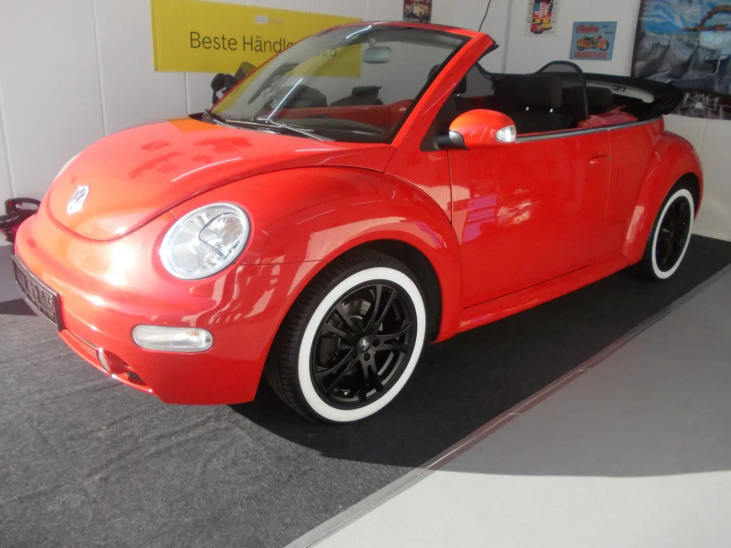 Volkswagen New Beetle 1.6 Highline Cabrio, Klima, 2X Sitzheizung Orange - 1
