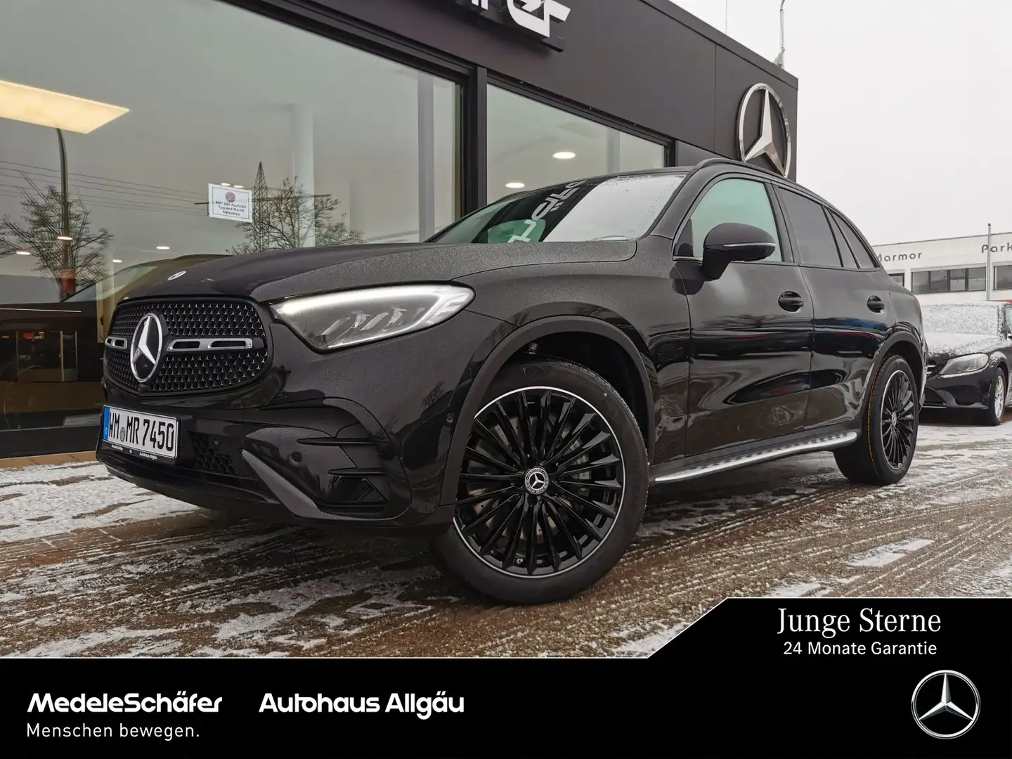 Mercedes-Benz GLC 450 GLC 450 d 4M AMG Night AIRM+PANO+HUD+AHK+360°+HL Schwarz - 1
