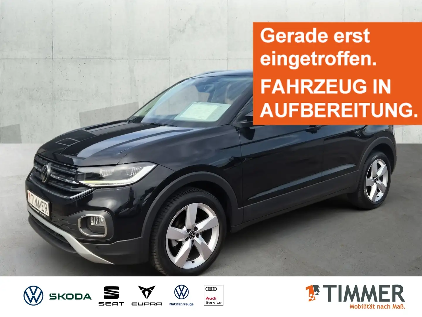 Volkswagen T-Cross 1.0 TSI STYLE *LED *VIRTUAL *RKAM *SHZ *PDC * Schwarz - 1