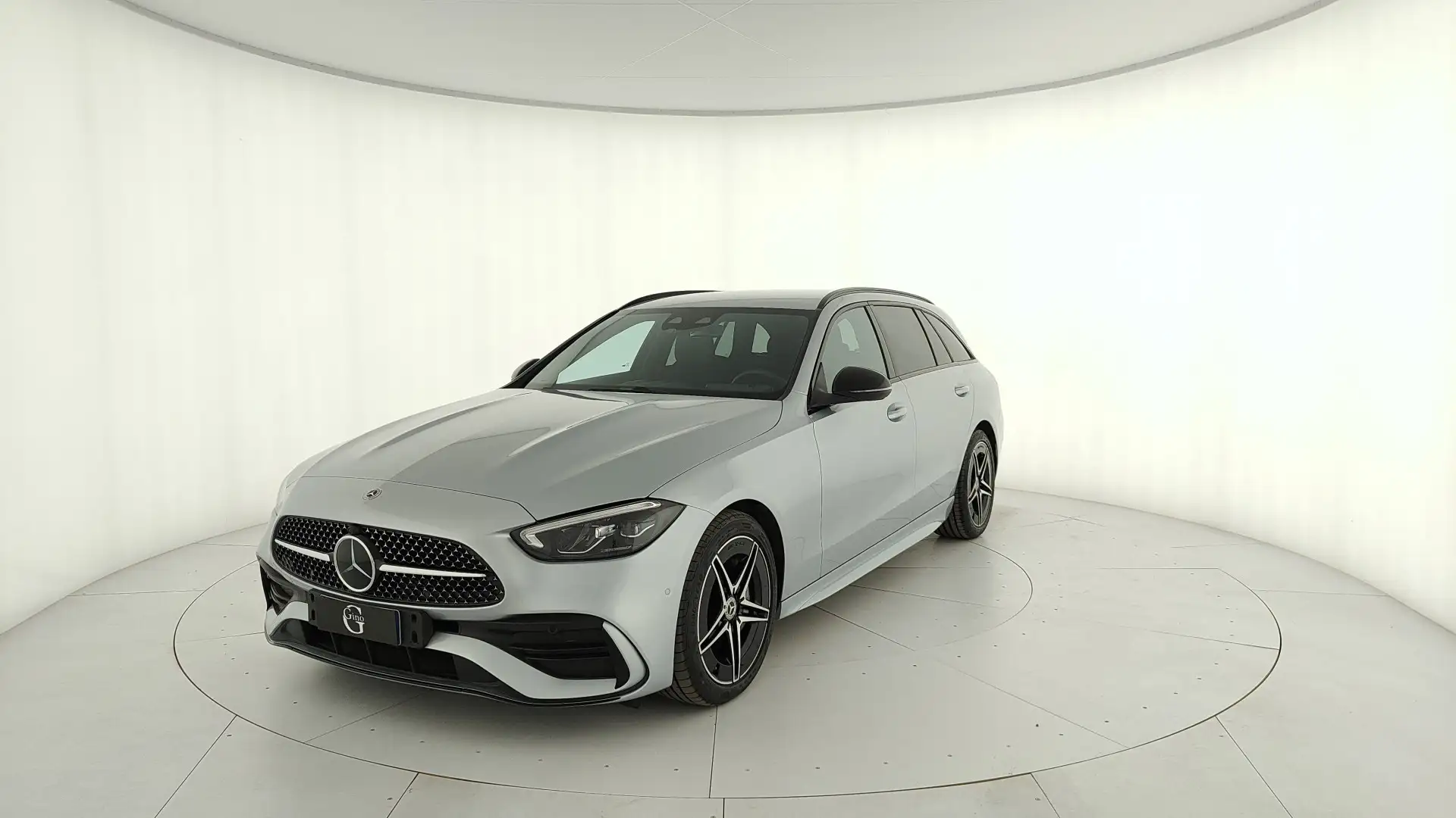 Mercedes-Benz C 200 C SW 200 d mhev AMG Line Advanced auto Silber - 1