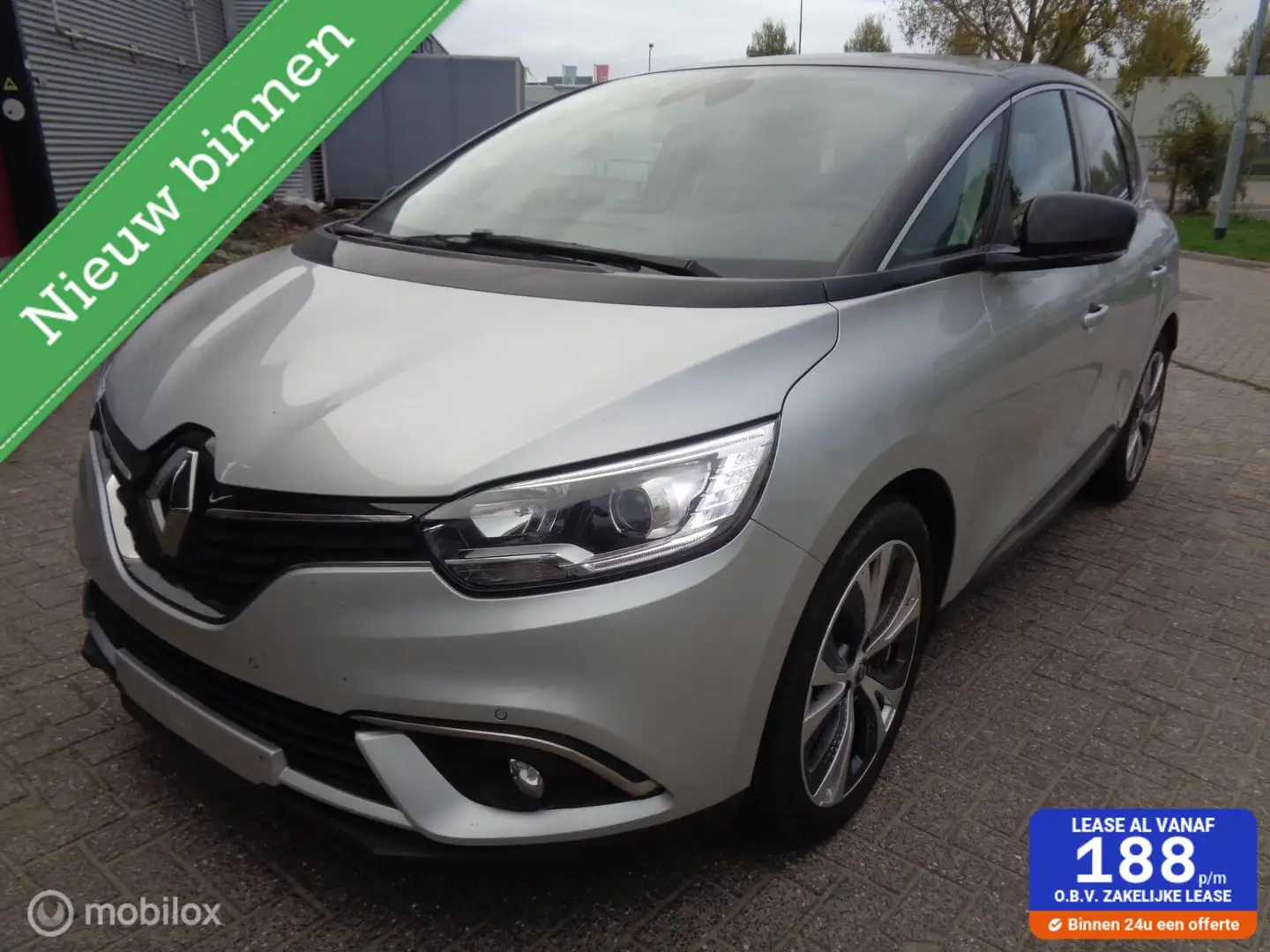 Renault Scenic 1.2 TCe Collection/Airco/Navi/Half leer/20'lm/PDC/ Grijs - 1