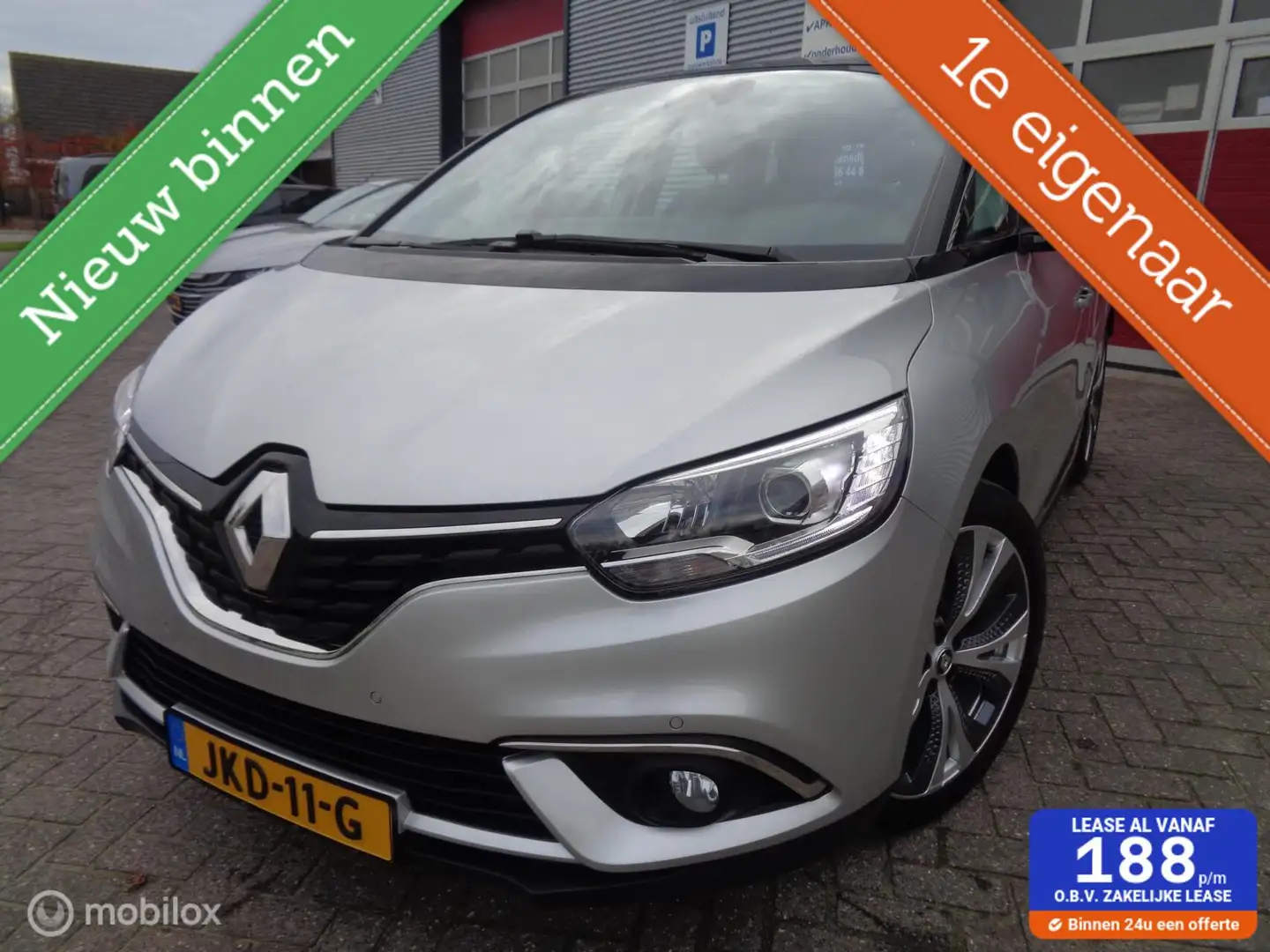Renault Scenic 1.2 TCe Collection/Airco/Navi/Half leer/20'lm/PDC/ Grau - 1