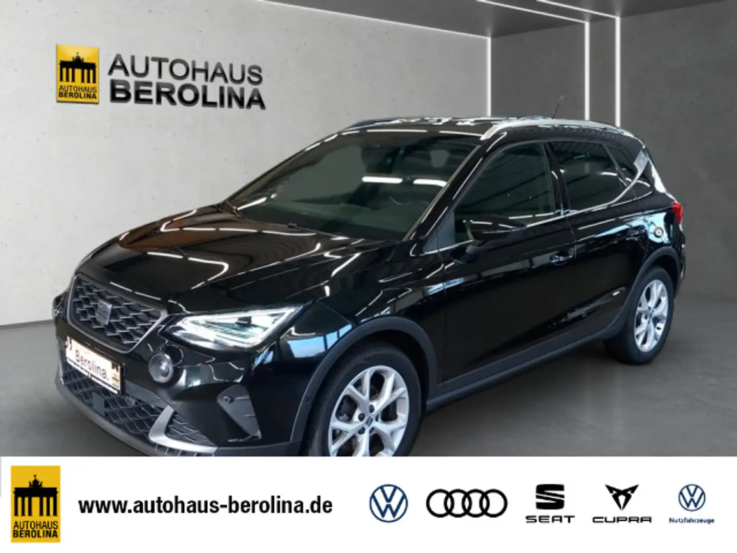 SEAT Arona 1.0 TSI FR-Line DSG *NAVI*R-KAM*ACC* Schwarz - 1