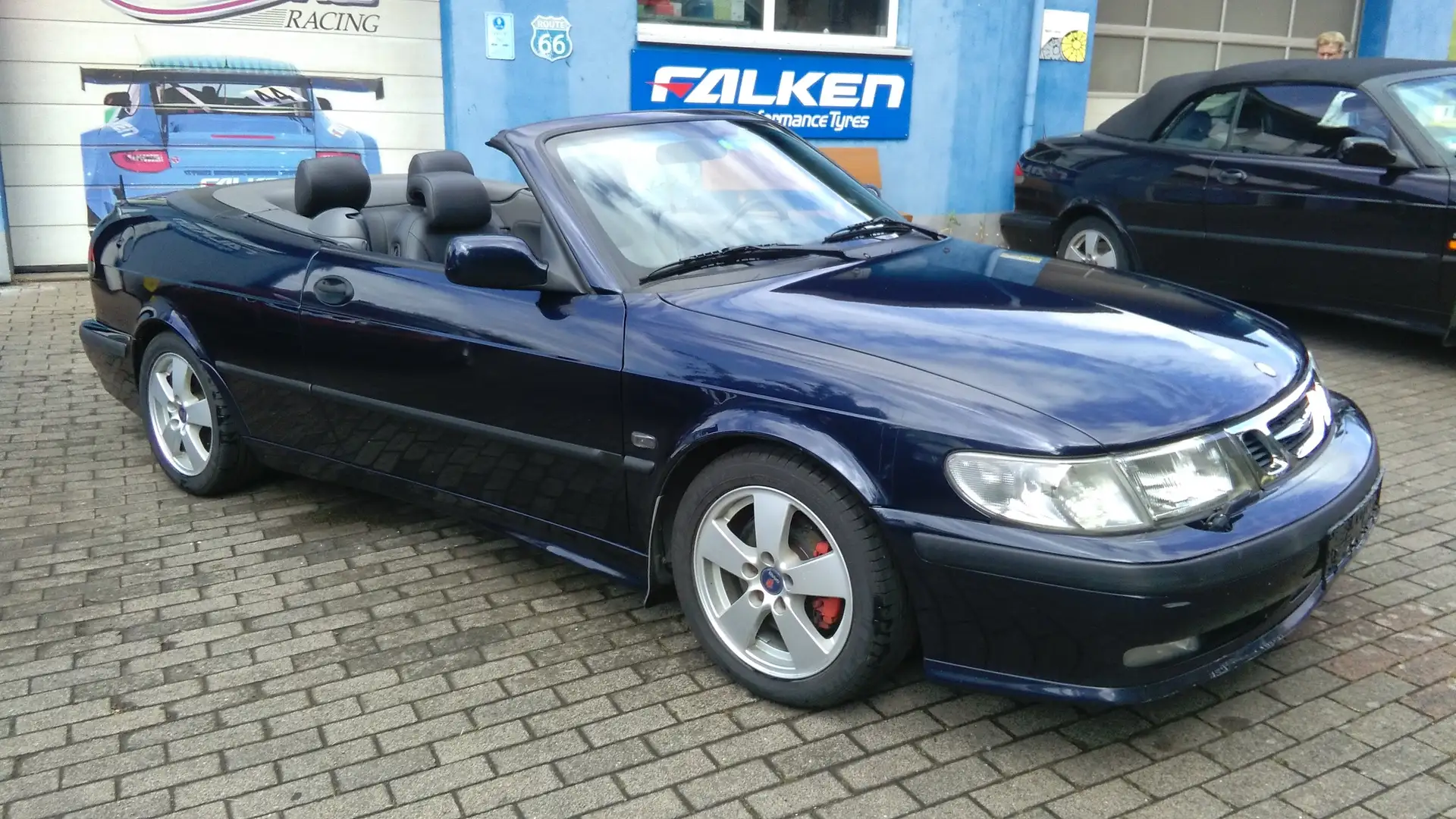 Saab 9-3 2.0i t Cabrio SE,TÜV/Inspektion neu,gepflegt Niebieski - 1