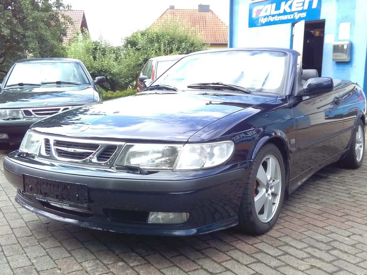 Saab 9-3 2.0i t Cabrio SE,TÜV/Inspektion neu,gepflegt Niebieski - 2