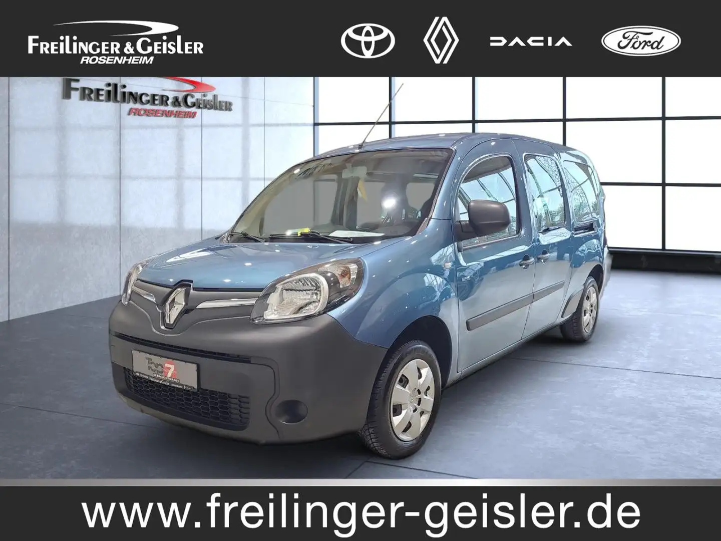 Renault Kangoo Z.E. 33 Maxi 5-Sitzer Bluetooth Klima Bleu - 1