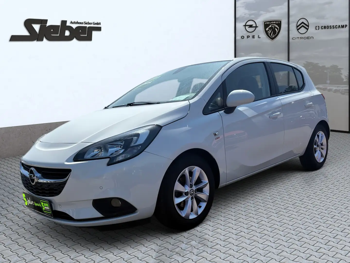 Opel Corsa E 1.4 Active Sitzhzg Kamera Tempomat Blanc - 2