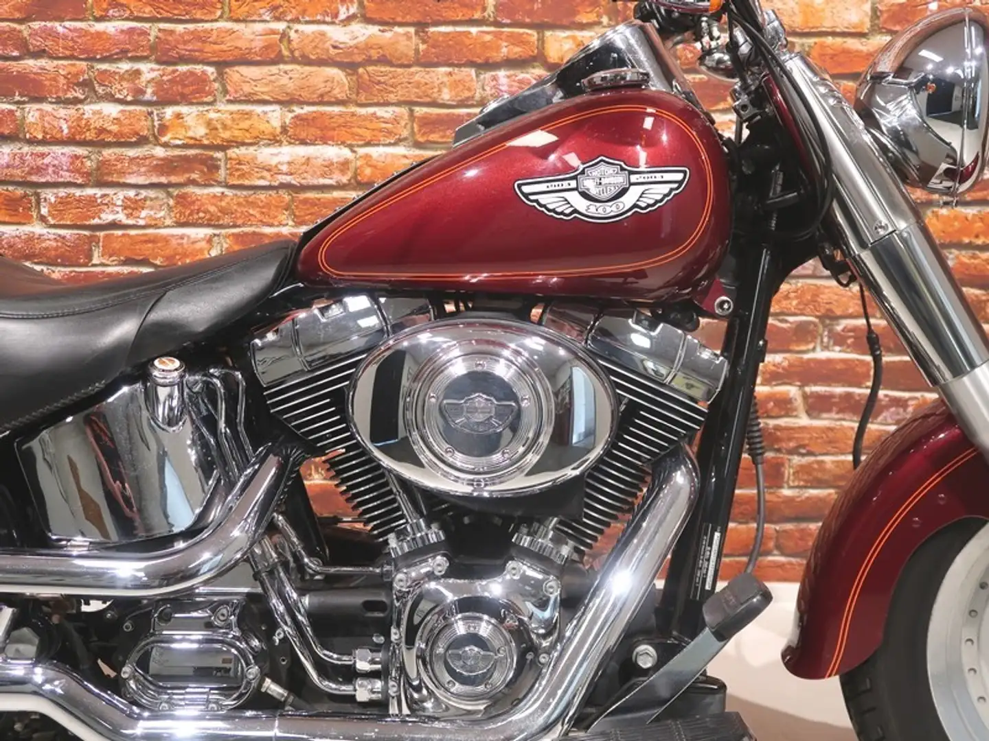 Harley-Davidson Fat Boy FLSTF 1450 Rouge - 2