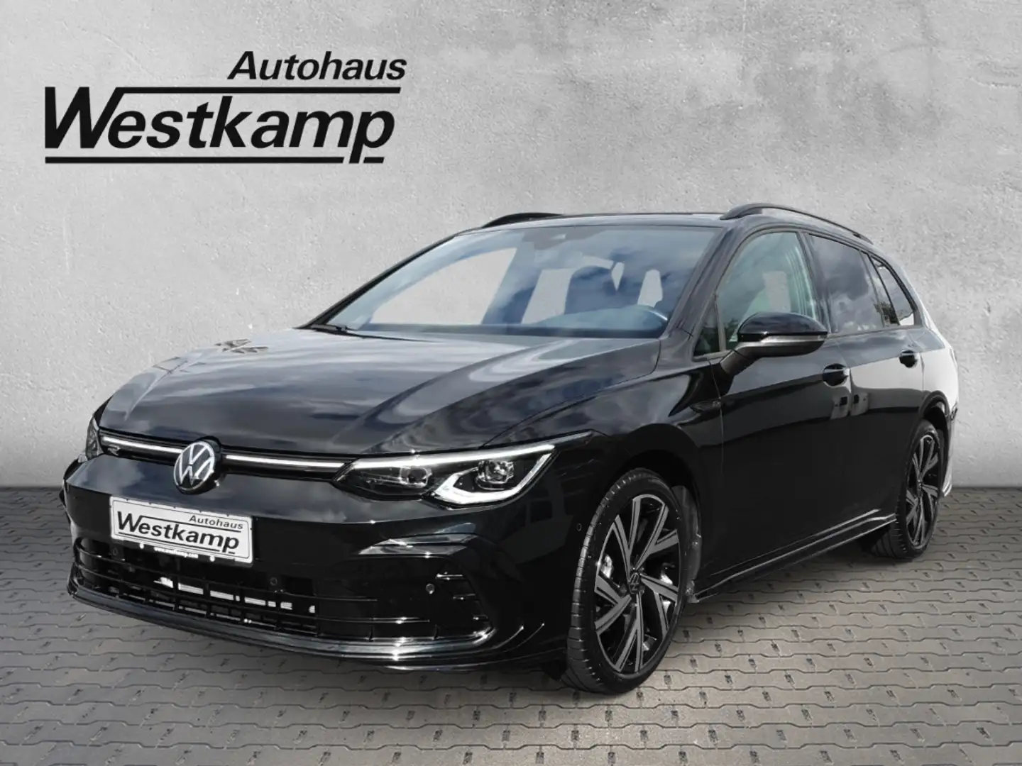 Volkswagen Golf Variant R-Line Black Style 1.5 eTSI Anh.Kpl. Kamera Keyles Schwarz - 1