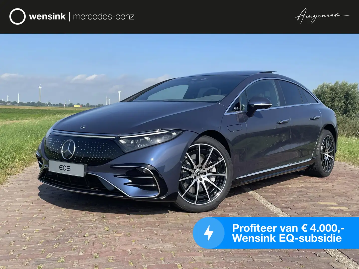 Mercedes-Benz EQS 450+ AMG Line 108 kWh | Nieuwprijs € 149.451,- | H Azul - 1