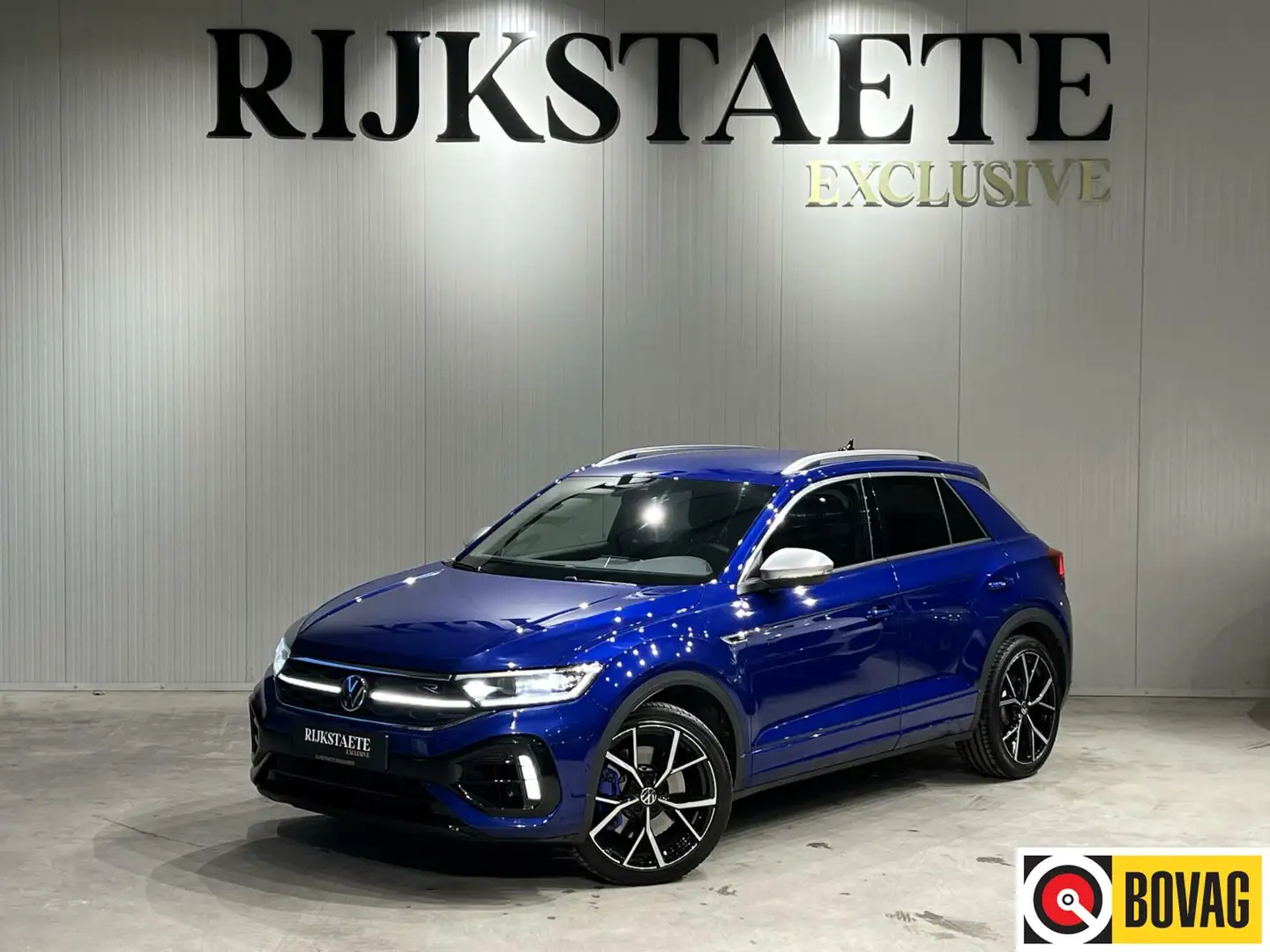 Volkswagen T-Roc R 2.0 TSI 4Motion|ACC|IQ LIGHT|BEATS|19'' Blauw - 1