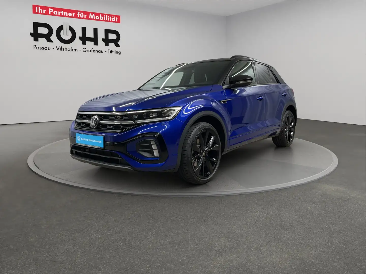 Volkswagen T-Roc R-Line (AHK.Standheizung.PANO.Navi) 1.5 TSI DSG Blau - 2