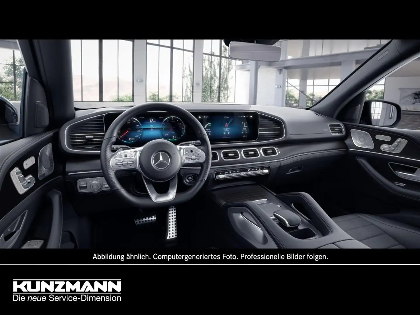 Mercedes-Benz GLE 350 de 4M AMG Night Panorama Memory 360° AHK Blau - 2