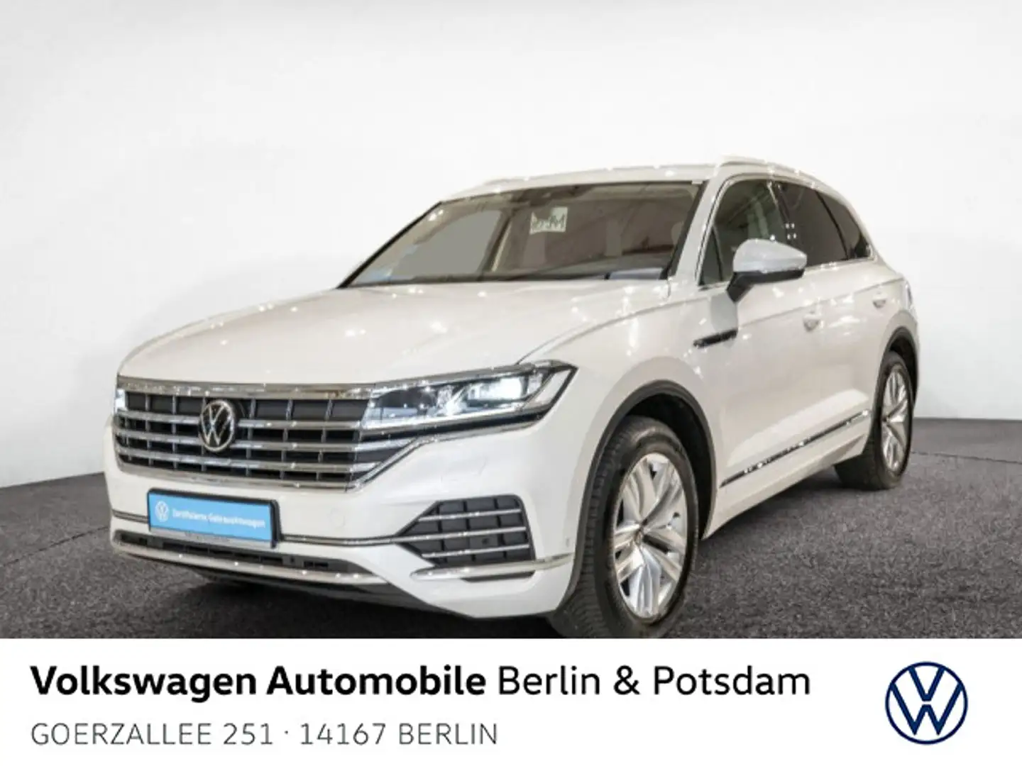 Volkswagen Touareg 3.0 V6 TDI AG8 Leder Navi R-Kam AHK Weiß - 1