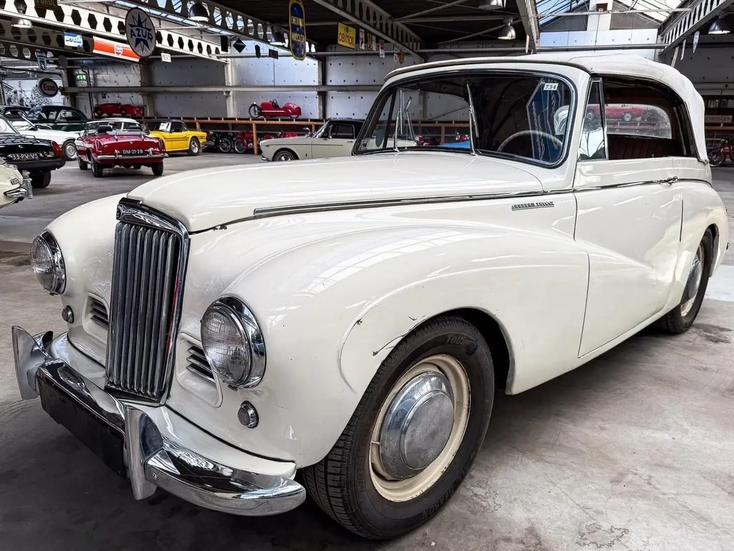 Oldtimer Sunbeam Alpine Talbot 90DHC 1952 Wit - 1