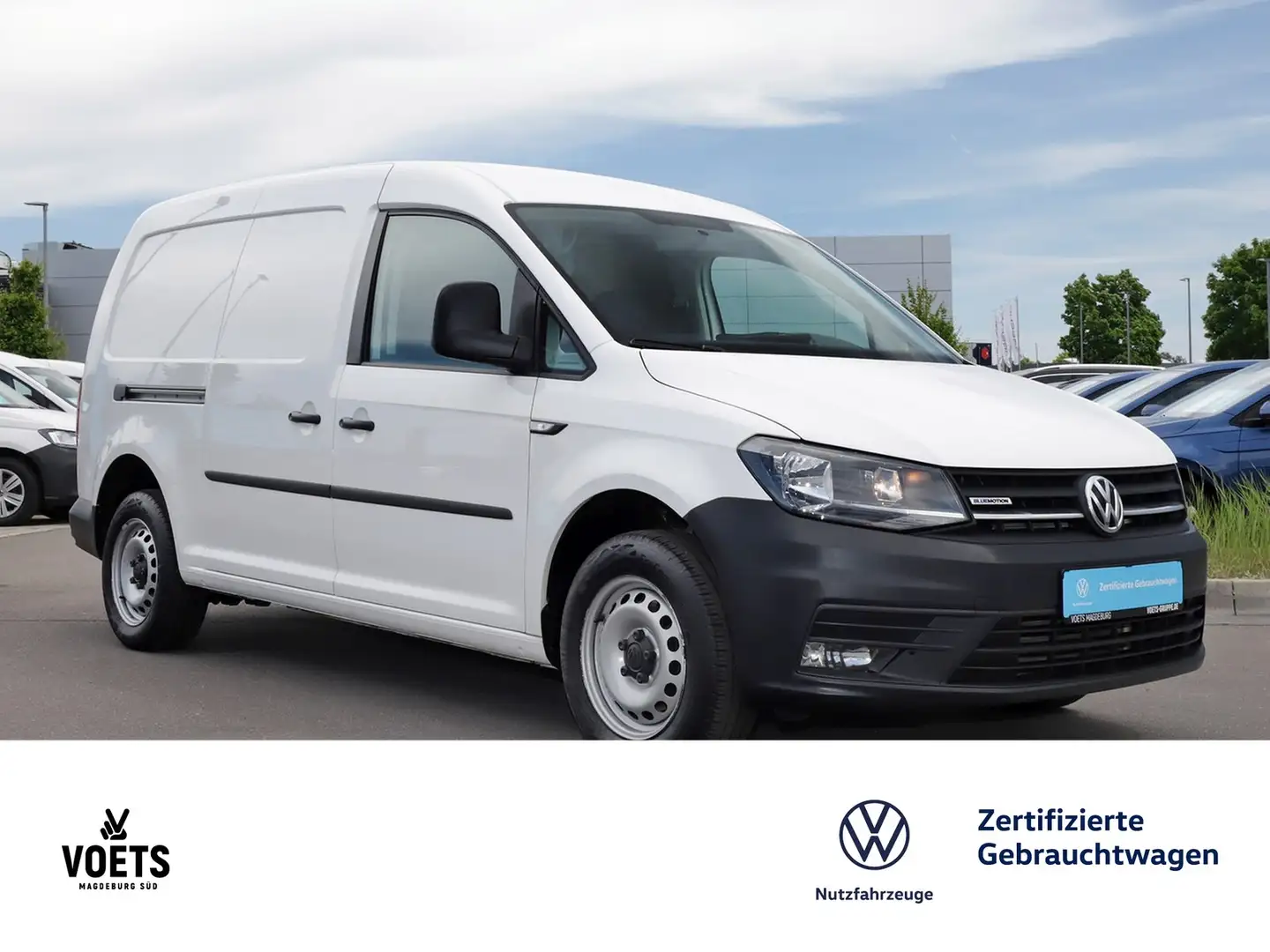 Volkswagen Caddy 4 MAXI KASTEN TGI LR-LANG+KLIMA+CONNECTIVITY Blanc - 2