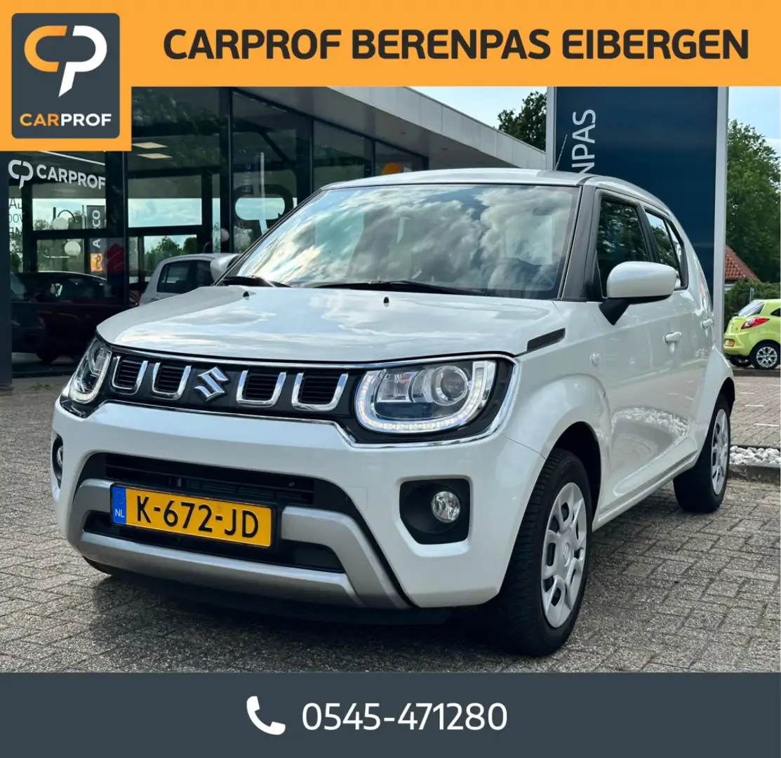 Suzuki Ignis 1.2 Smart Hybrid Comfort Dealer onderhouden '' Air Blanc - 1