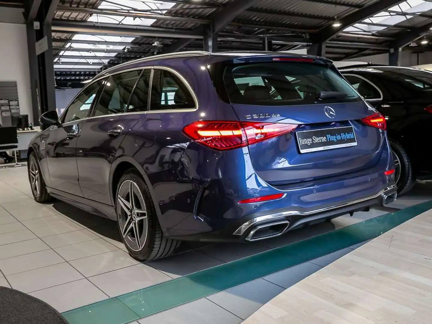 Mercedes-Benz C 300 T de 4M AMG PREMIUM AHK PANORAMA DISTRONIC Bleu - 2