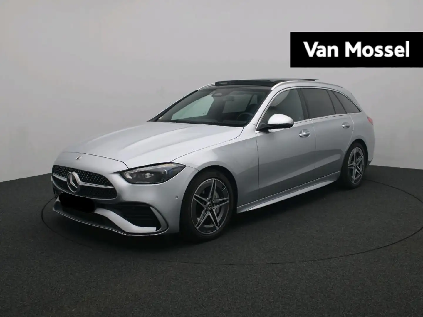 Mercedes-Benz C 180 AMG Line Break + DIGITAL LIGHT + PANORAMISCH DAK + Plateado - 1
