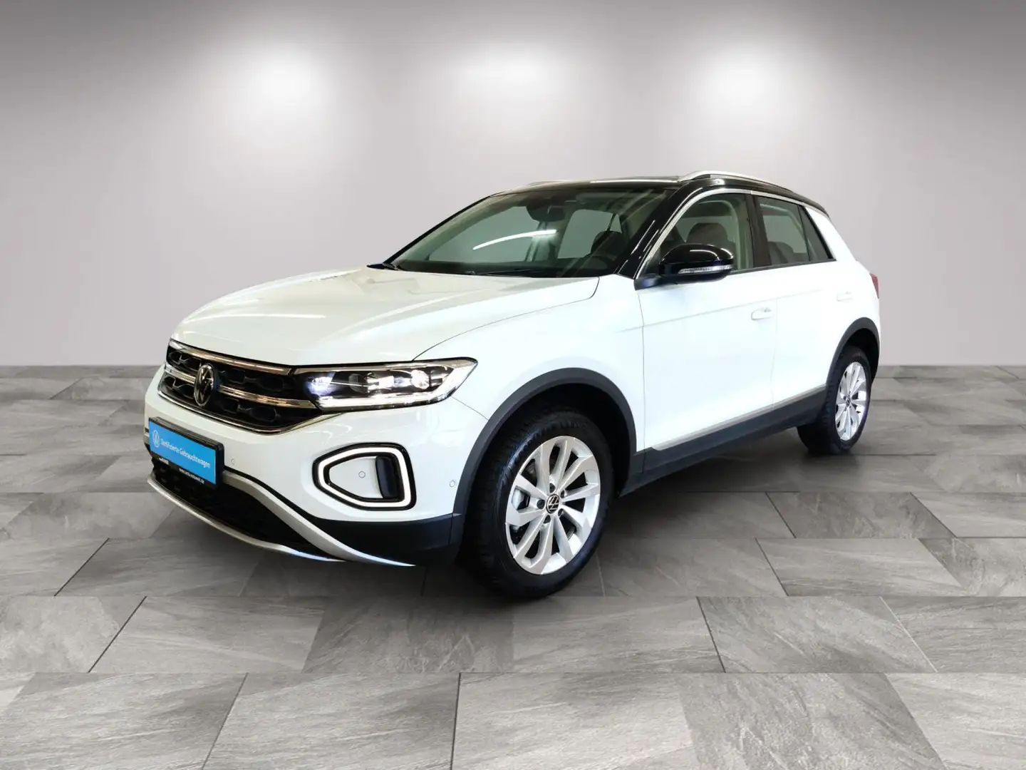 Volkswagen T-Roc Style 1.5 TSI AHK/LED+/IQ.Driv/Pano/05.29G Weiß - 2